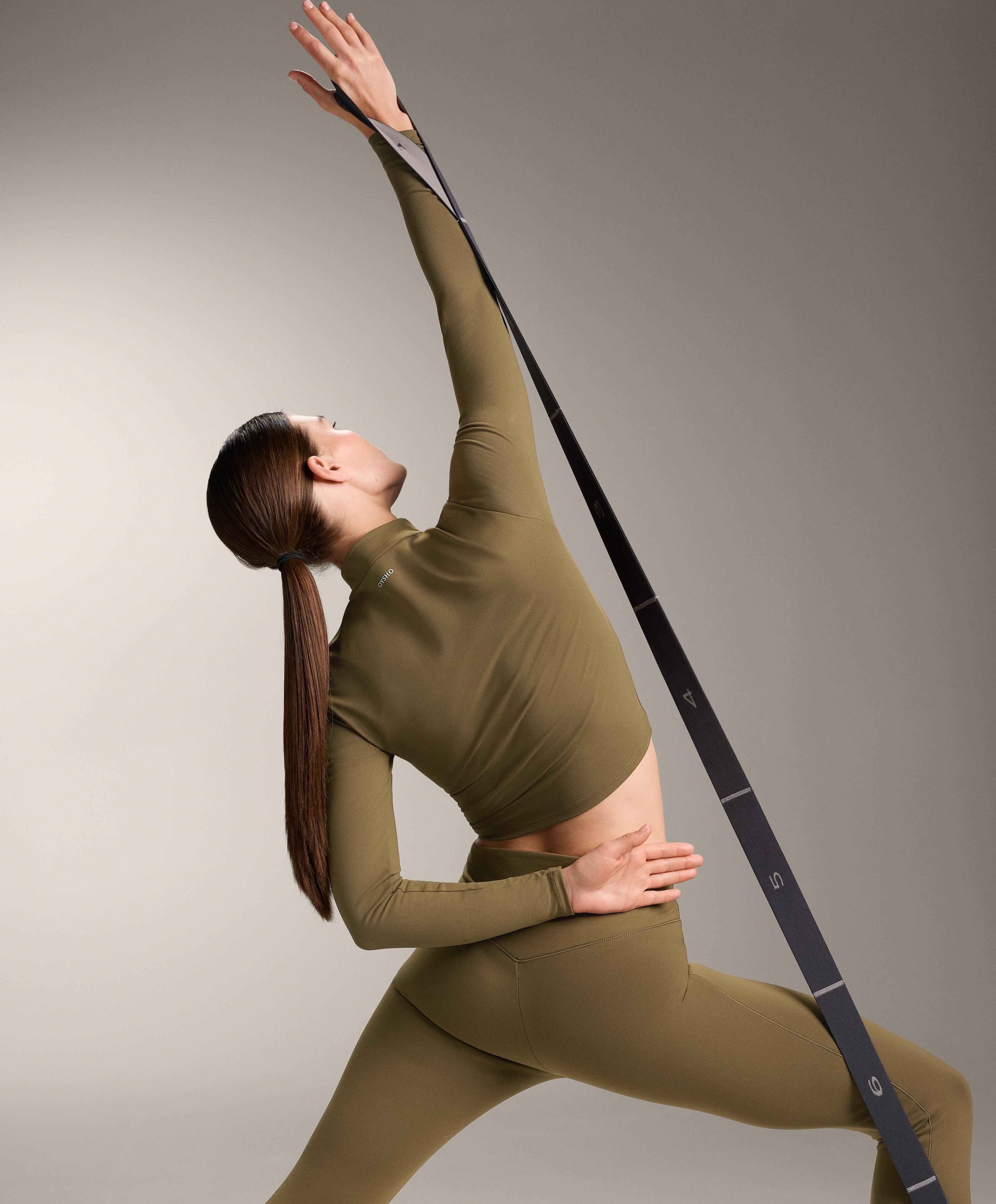 Evermove long sleeve tank top — OLIVE GREEN