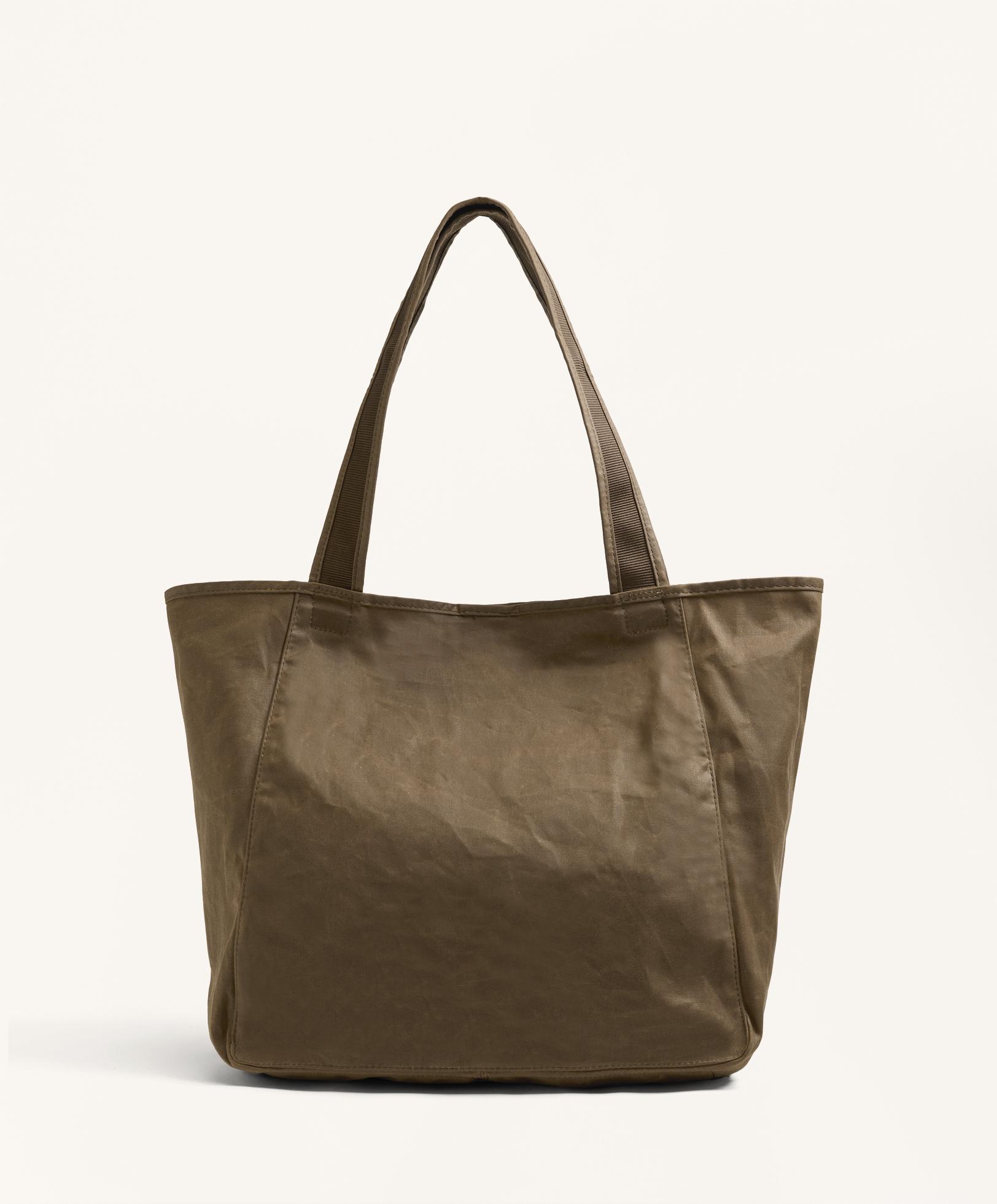 Waxed shopper bag Waxed shopper bag