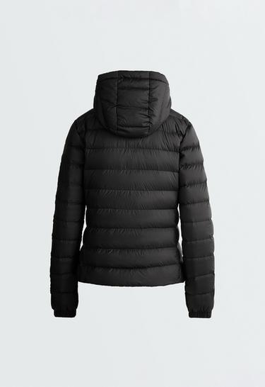 Packable 100% down short puffer jacket — BLACK 7