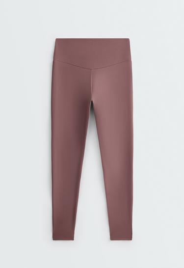Ankle-length High rise Comfortlux leggings — MAUVE 6