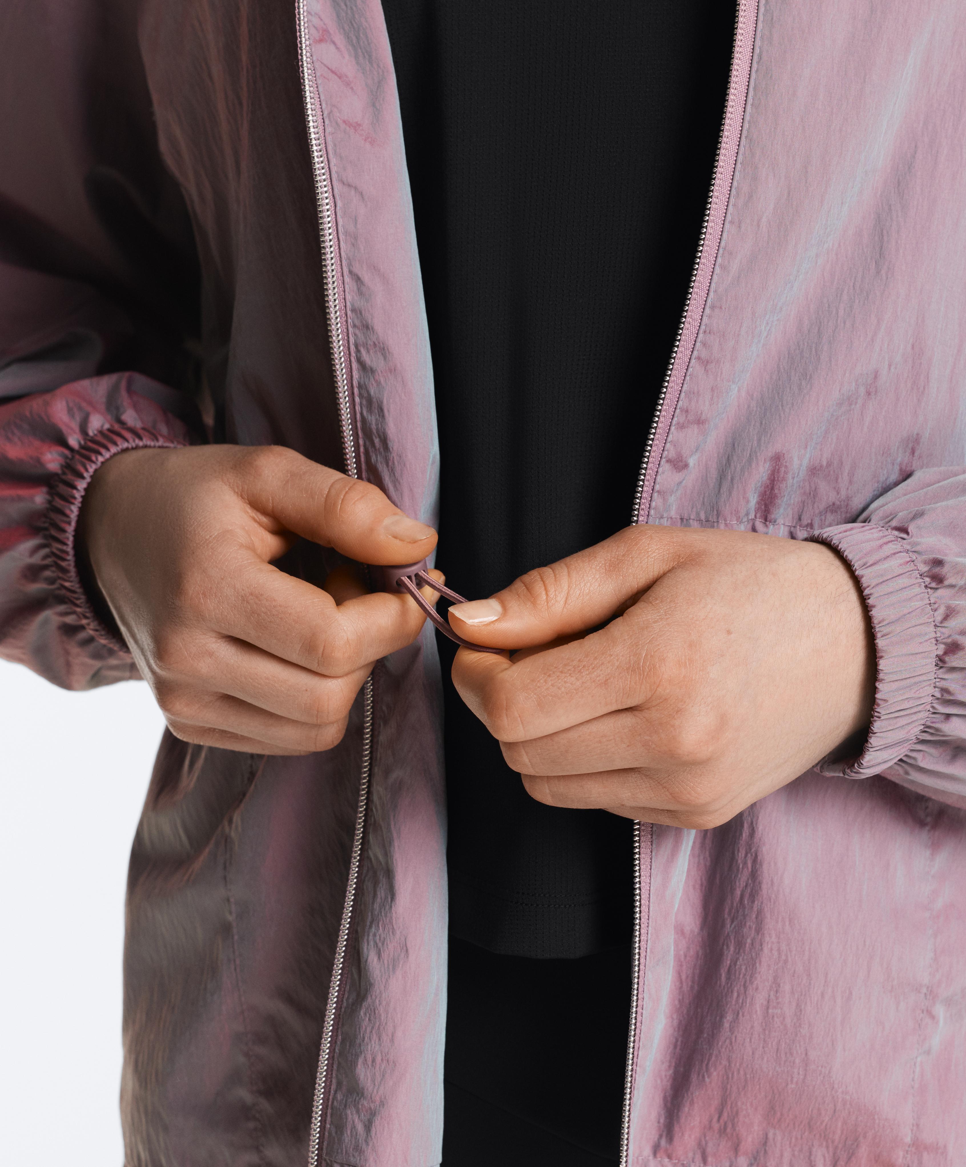 Iridescent Track jacket — WASHED PURPLE