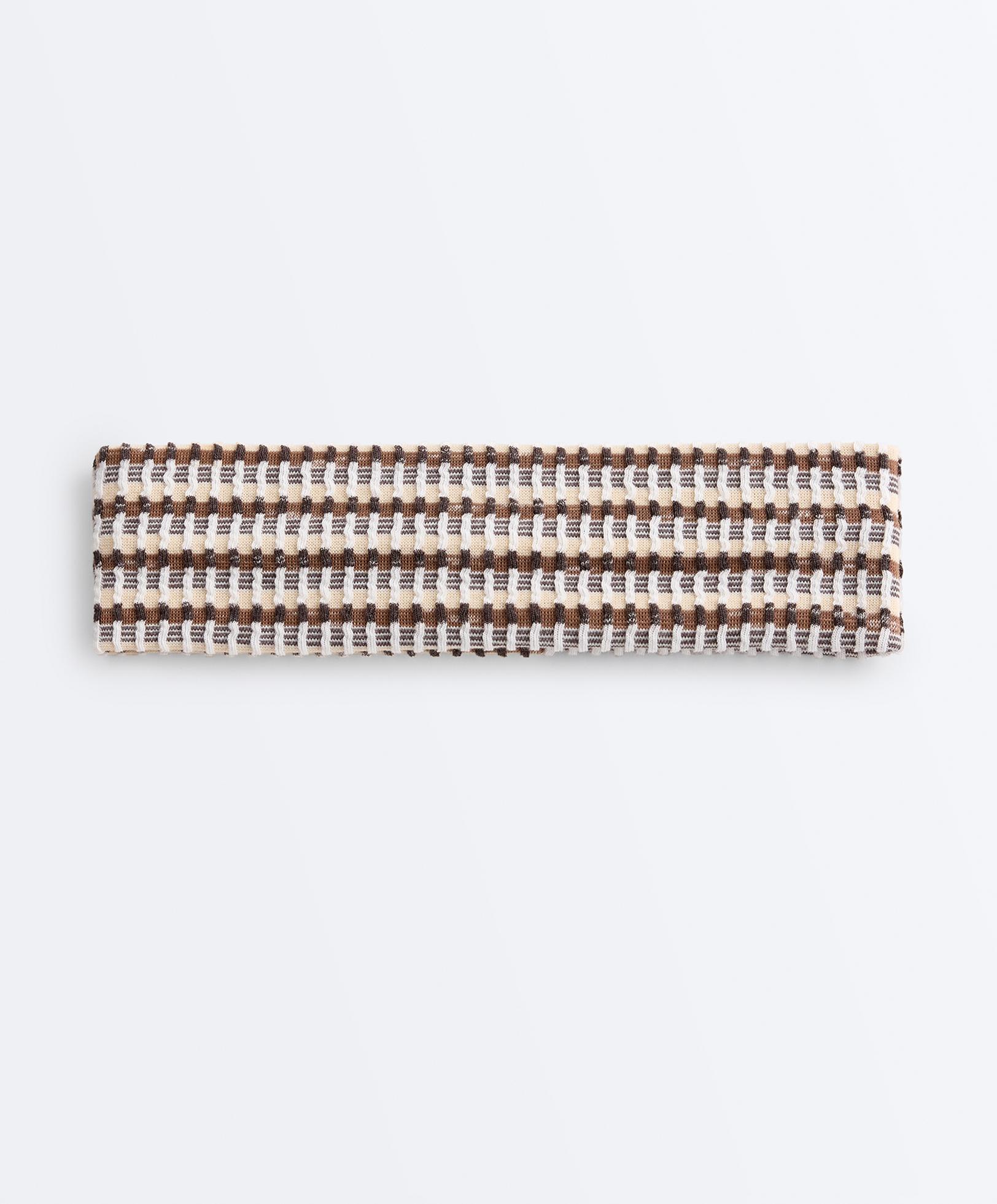 6cm structured sports headband — BEIGE