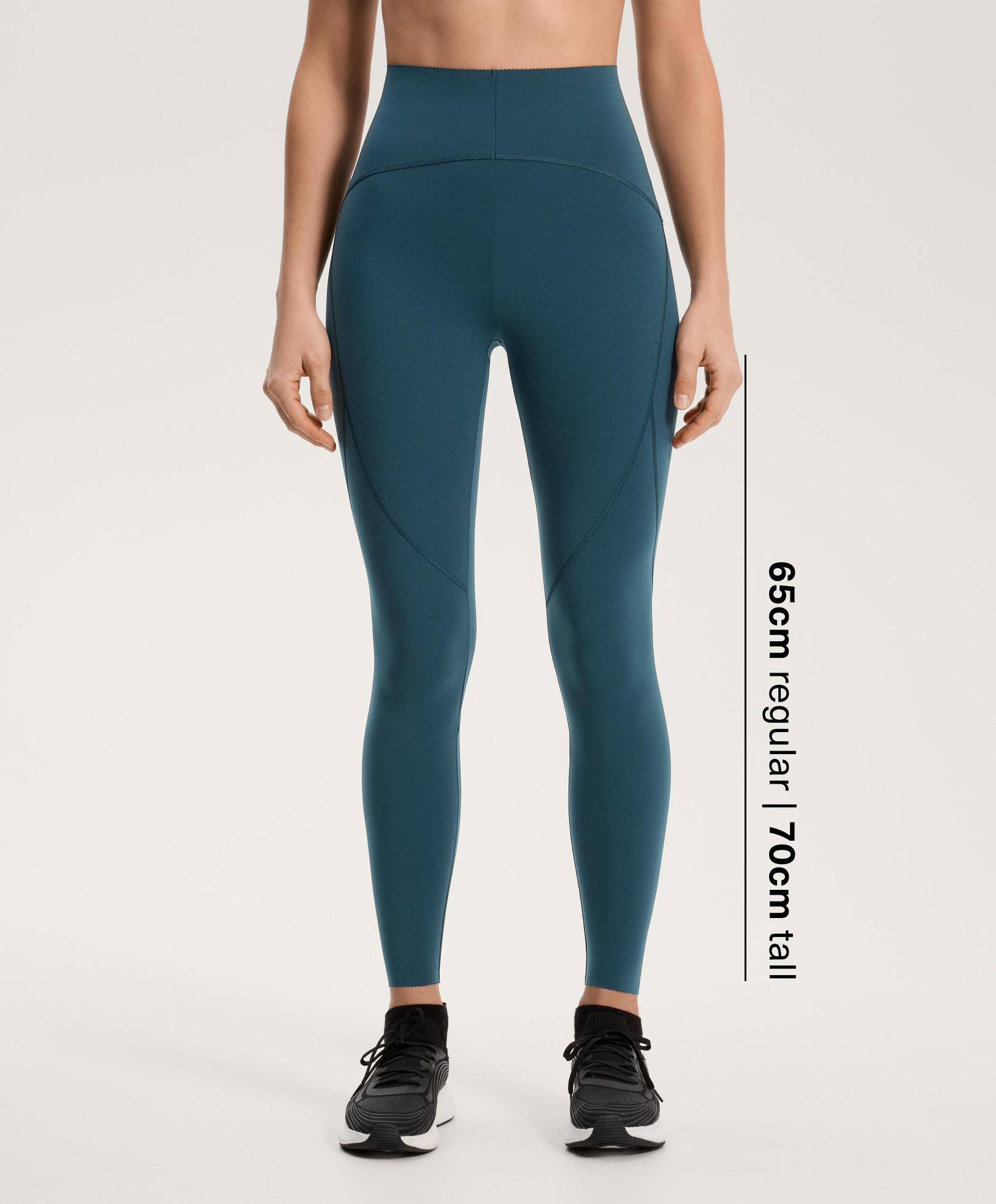 Compressive high rise ankle-length basic leggings - Sale Compressive high rise ankle-length basic leggings - Sale