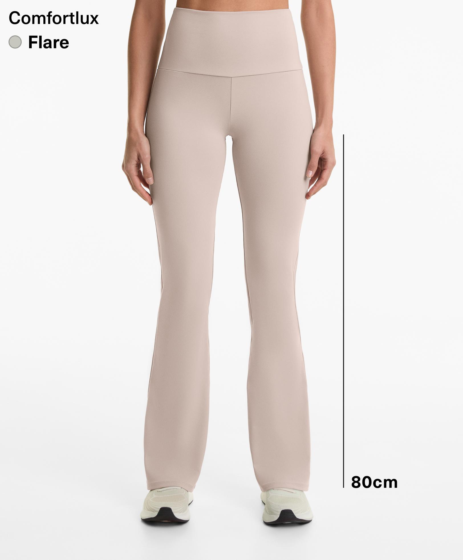 High-rise comfortlux flare trousers