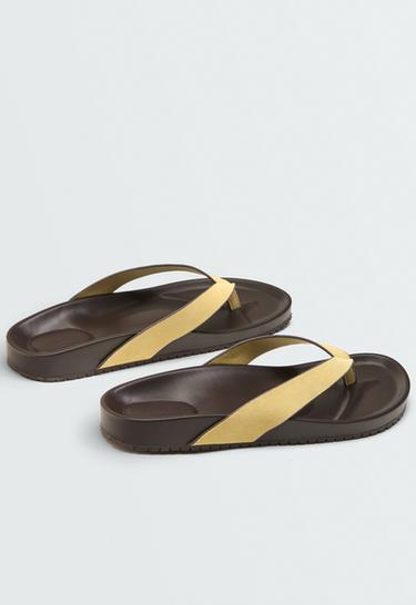 Leather sandals — YELLOW 5