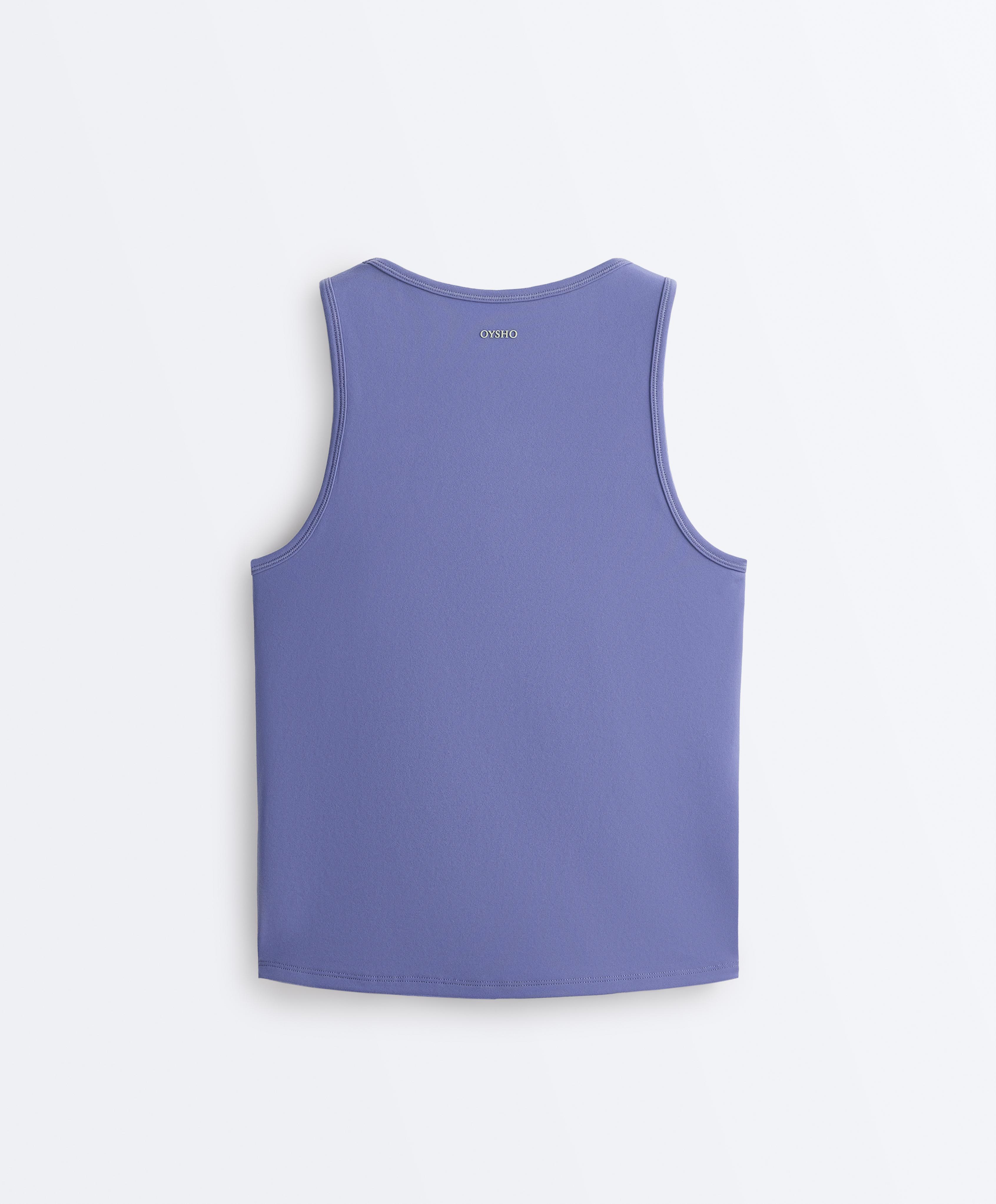 Evermove square-neck tank top — BLUEBERRY