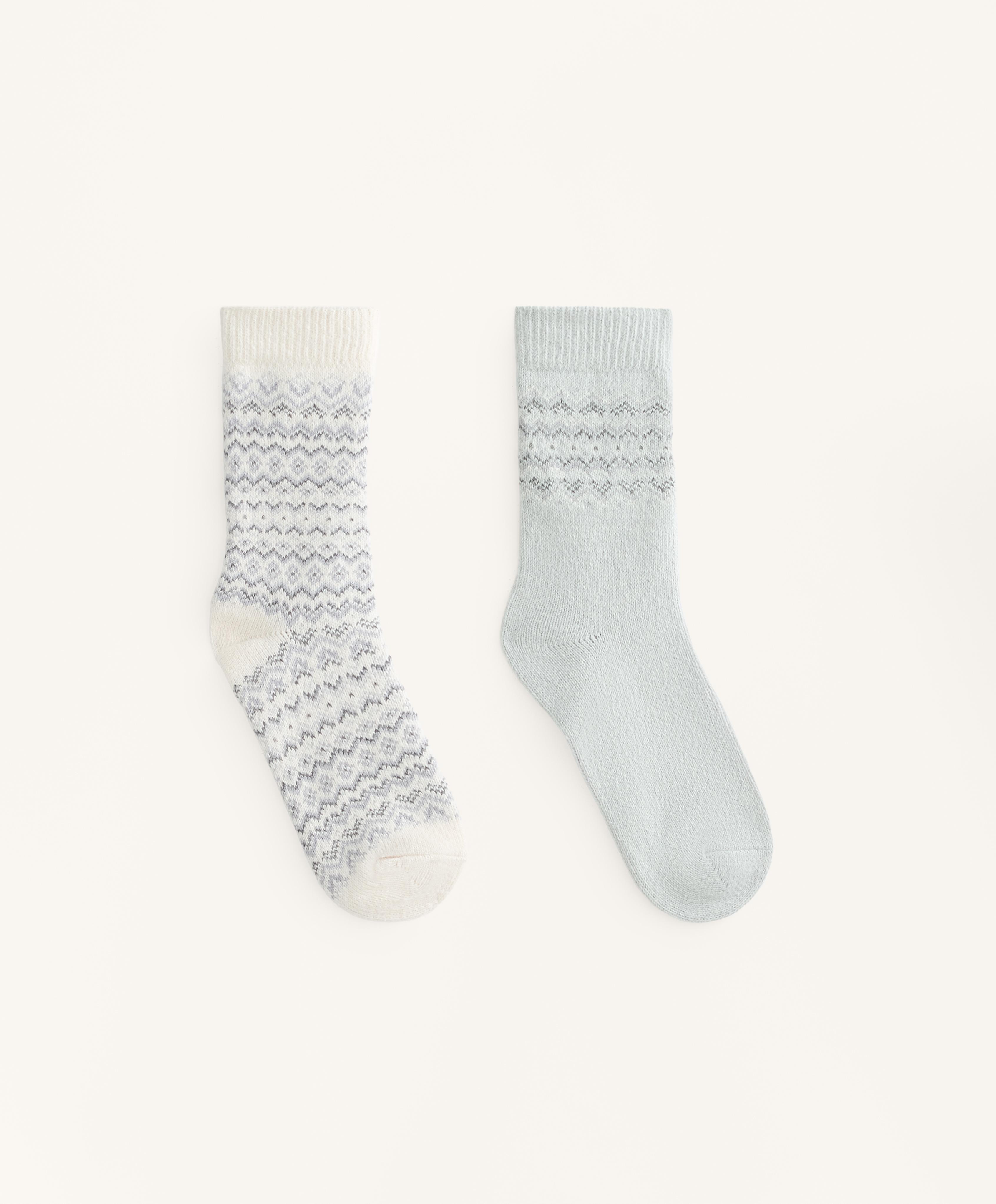 2 pares de calcetines classic jacquard