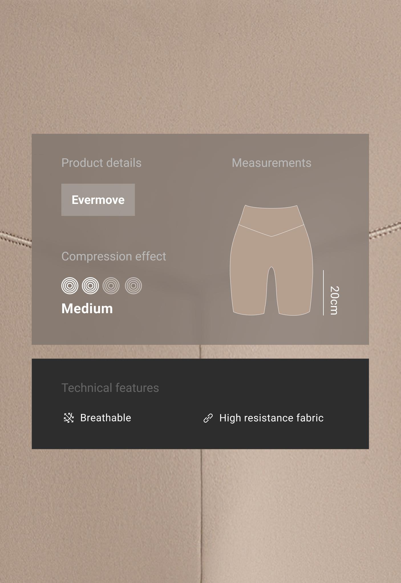 Evermove high-rise 20cm cycle leggings Evermove high-rise 20cm cycle leggings