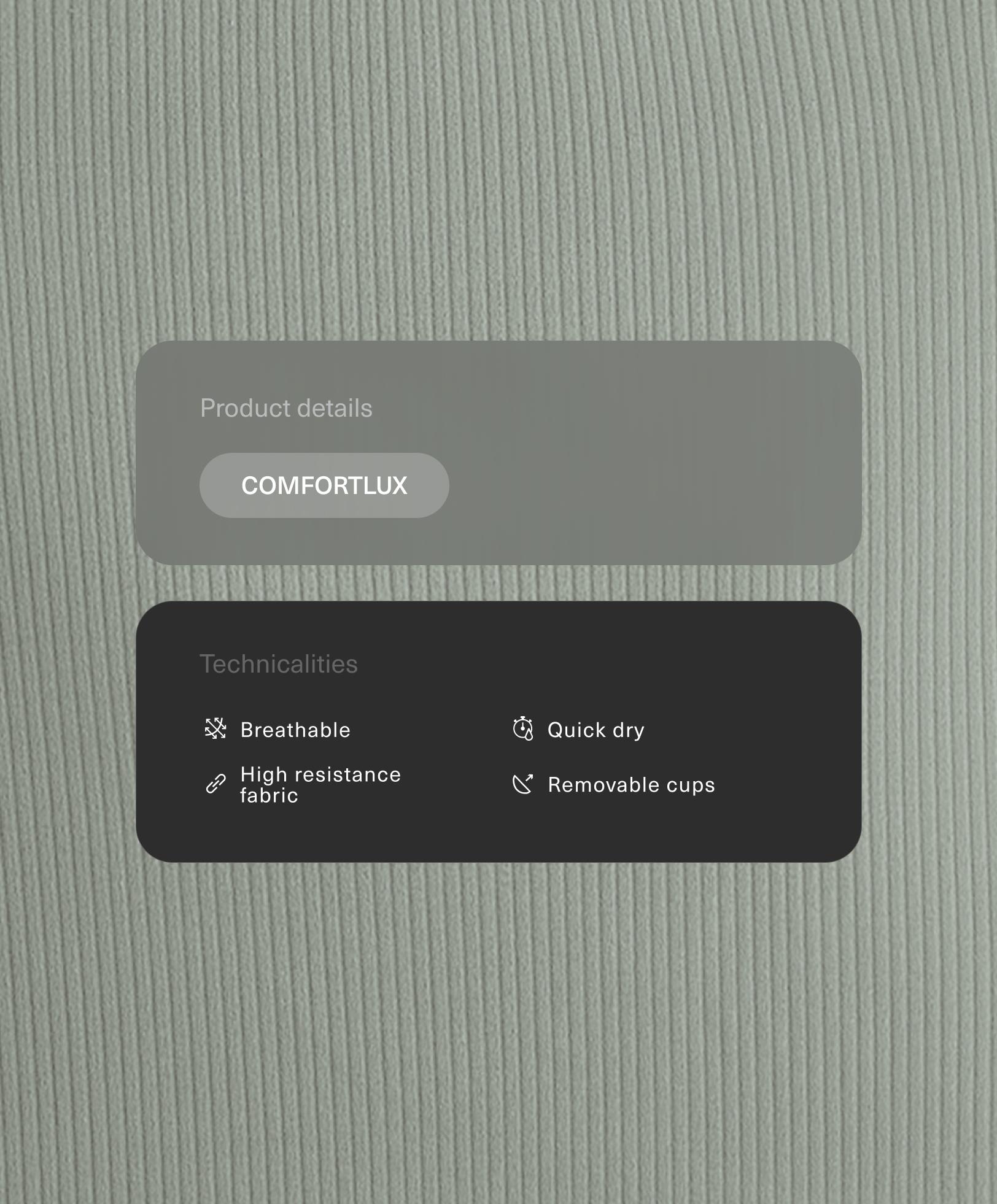 Top Comfortlux rib Top Comfortlux rib