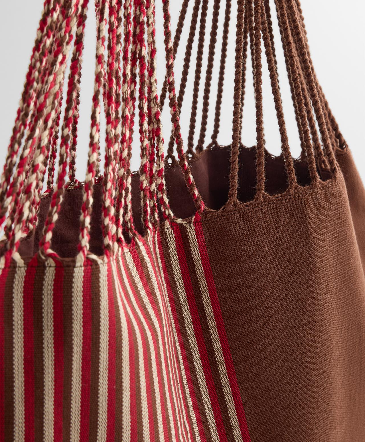 100% Cotton shopper bag — BROWN