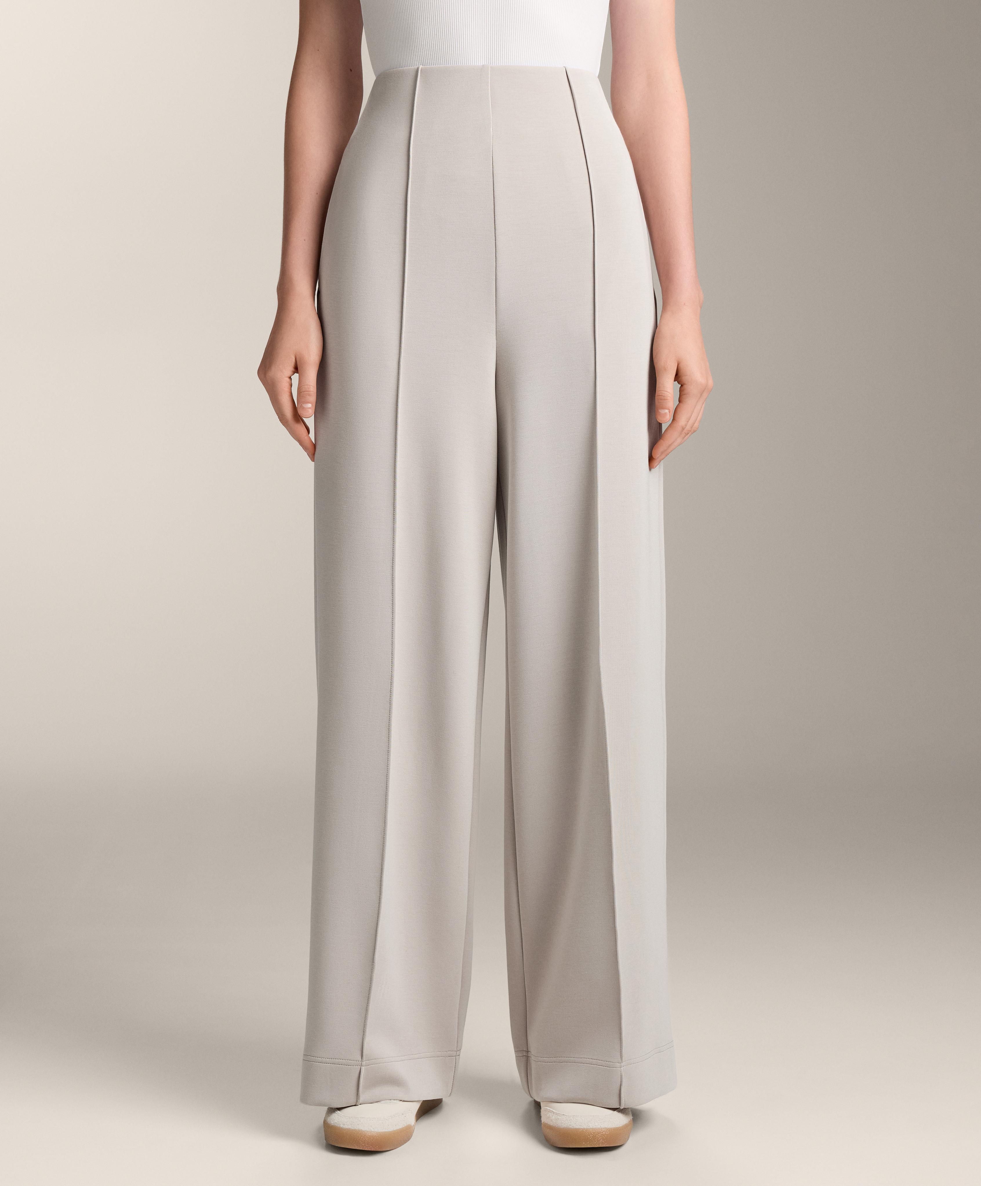 Pantalon droit à nervure avec modal au toucher doux Pantalon droit à nervure avec modal au toucher doux
