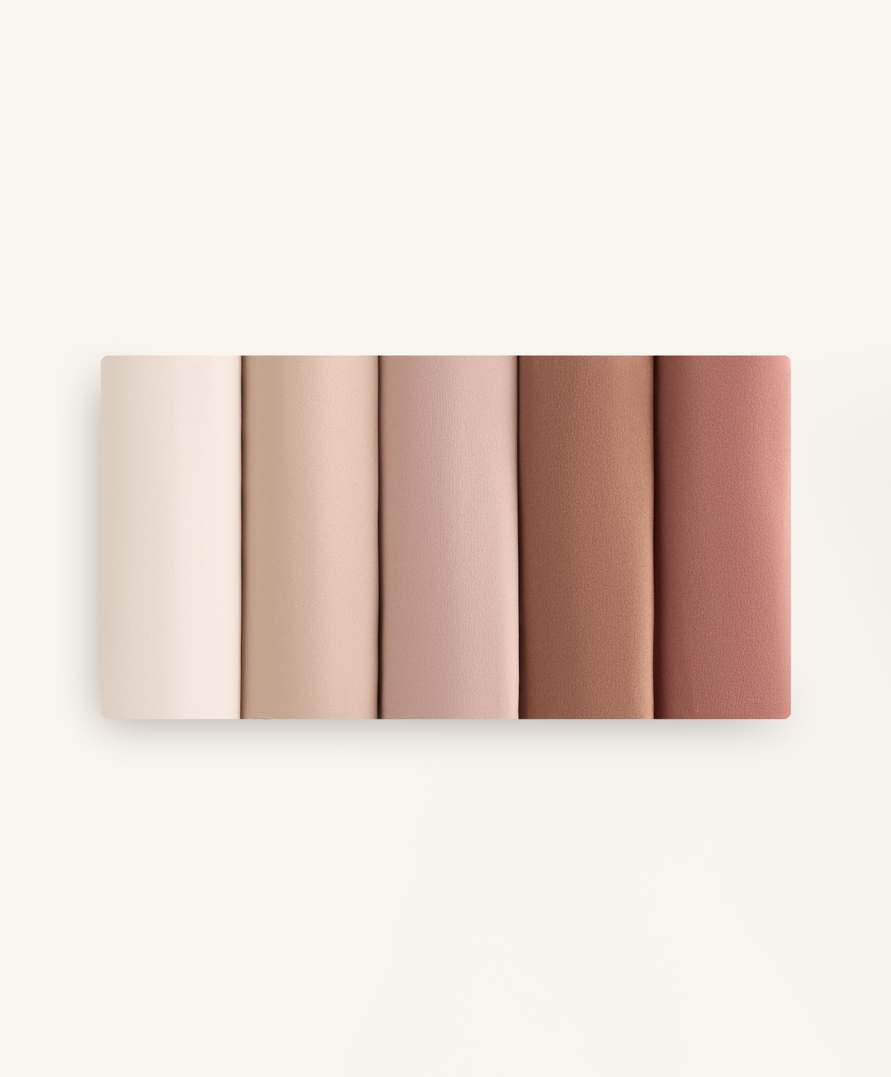 5 polyamide blend invisible thongs — BEIGE