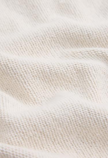 Cotton-blend fleece hoodie — OATMEAL 8