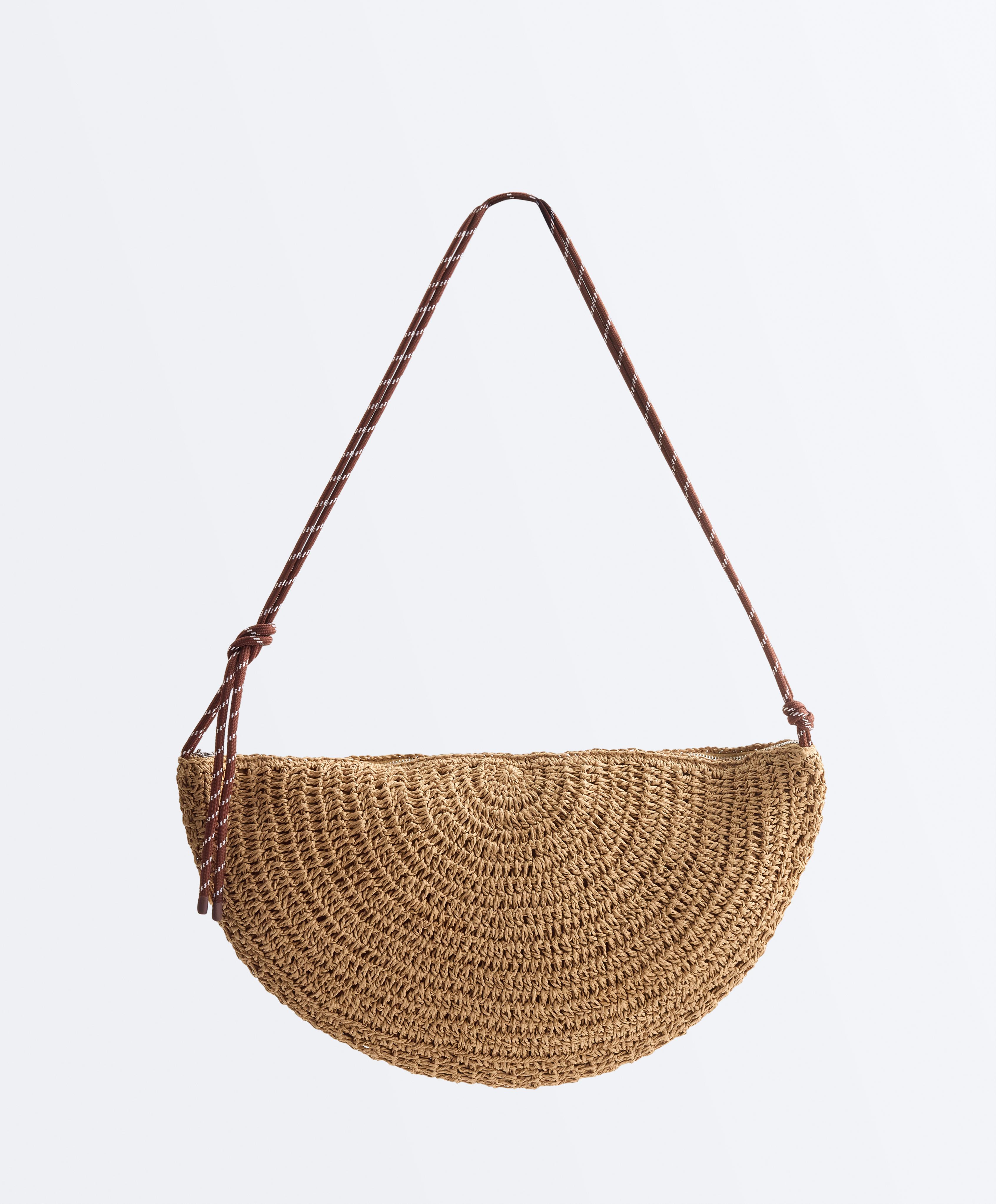 Bolso efecto rafia