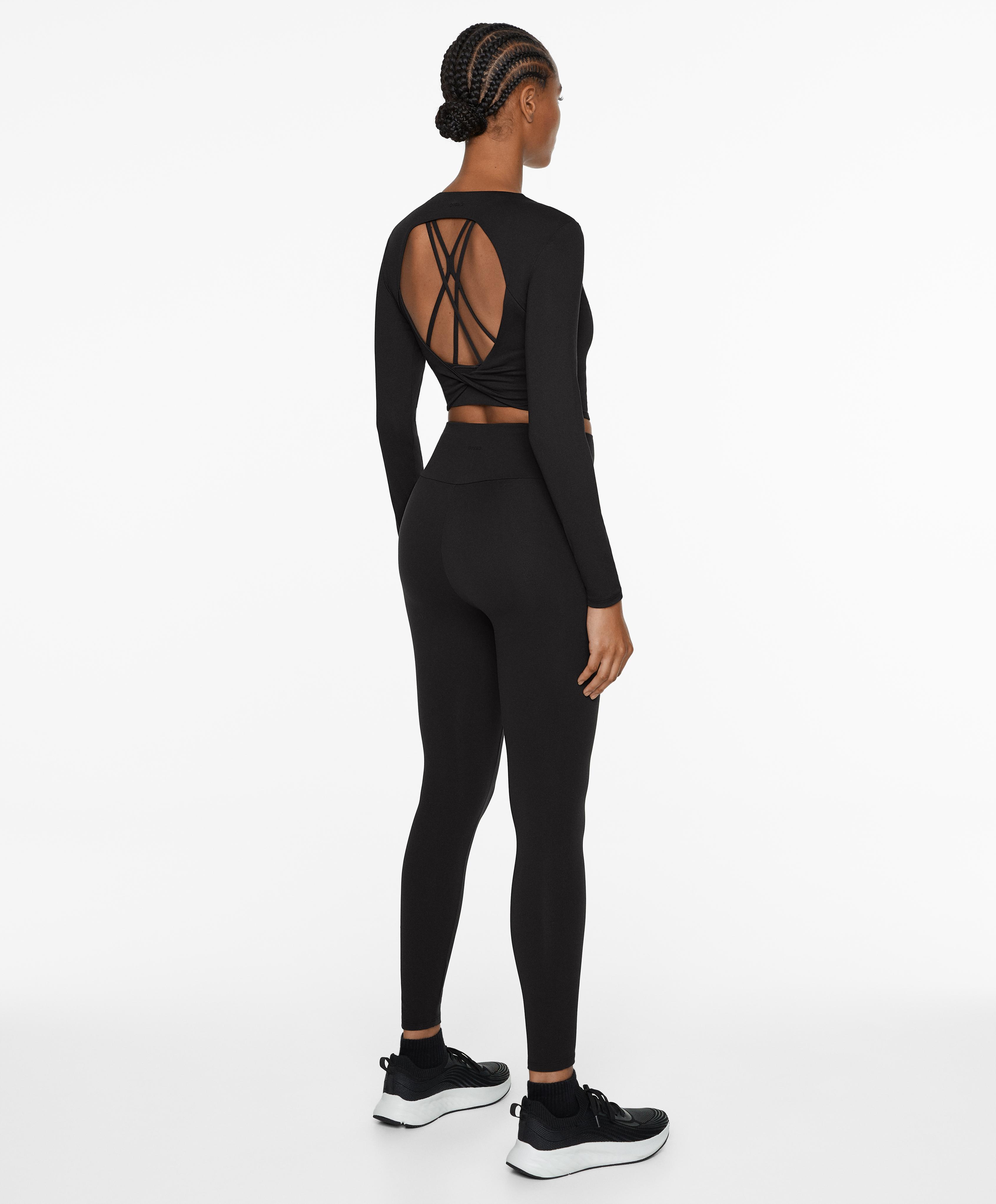 Black comfortlux high-rise total look