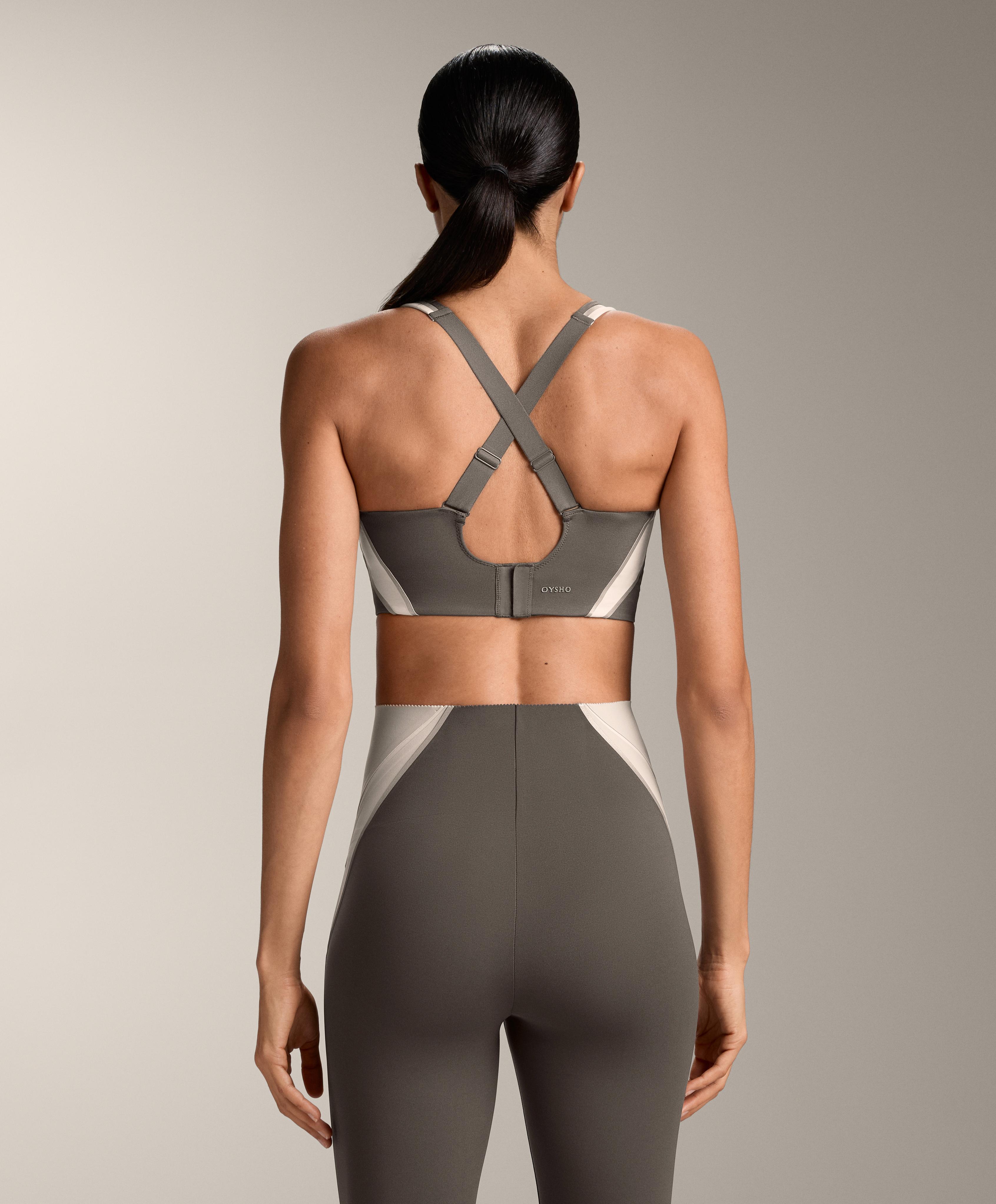 حمالة صدر رياضية Compressive عاكسة بتدعيم عالٍ