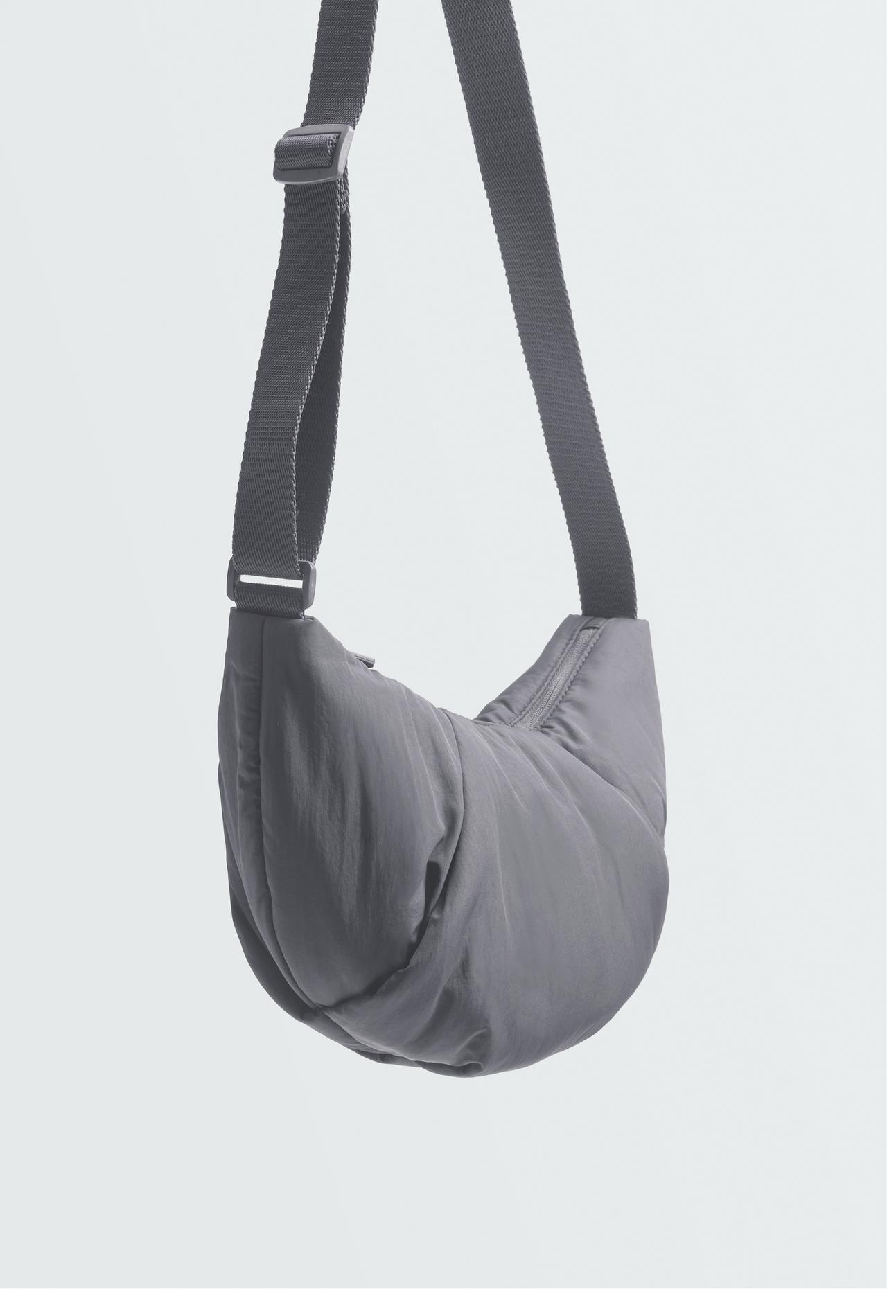 Quilted crossbody bag — GREY