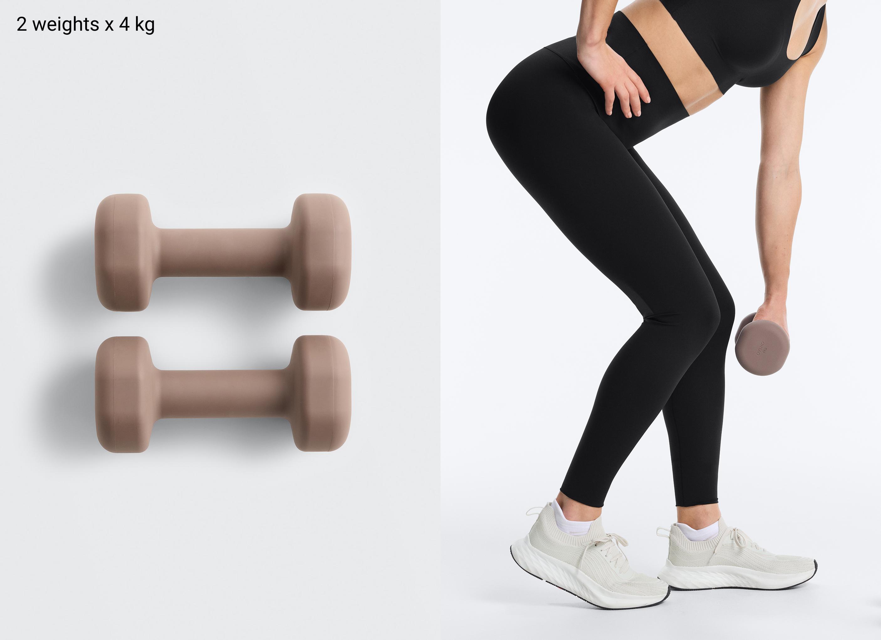 2 x 4kg dumbbells — DARK MINK