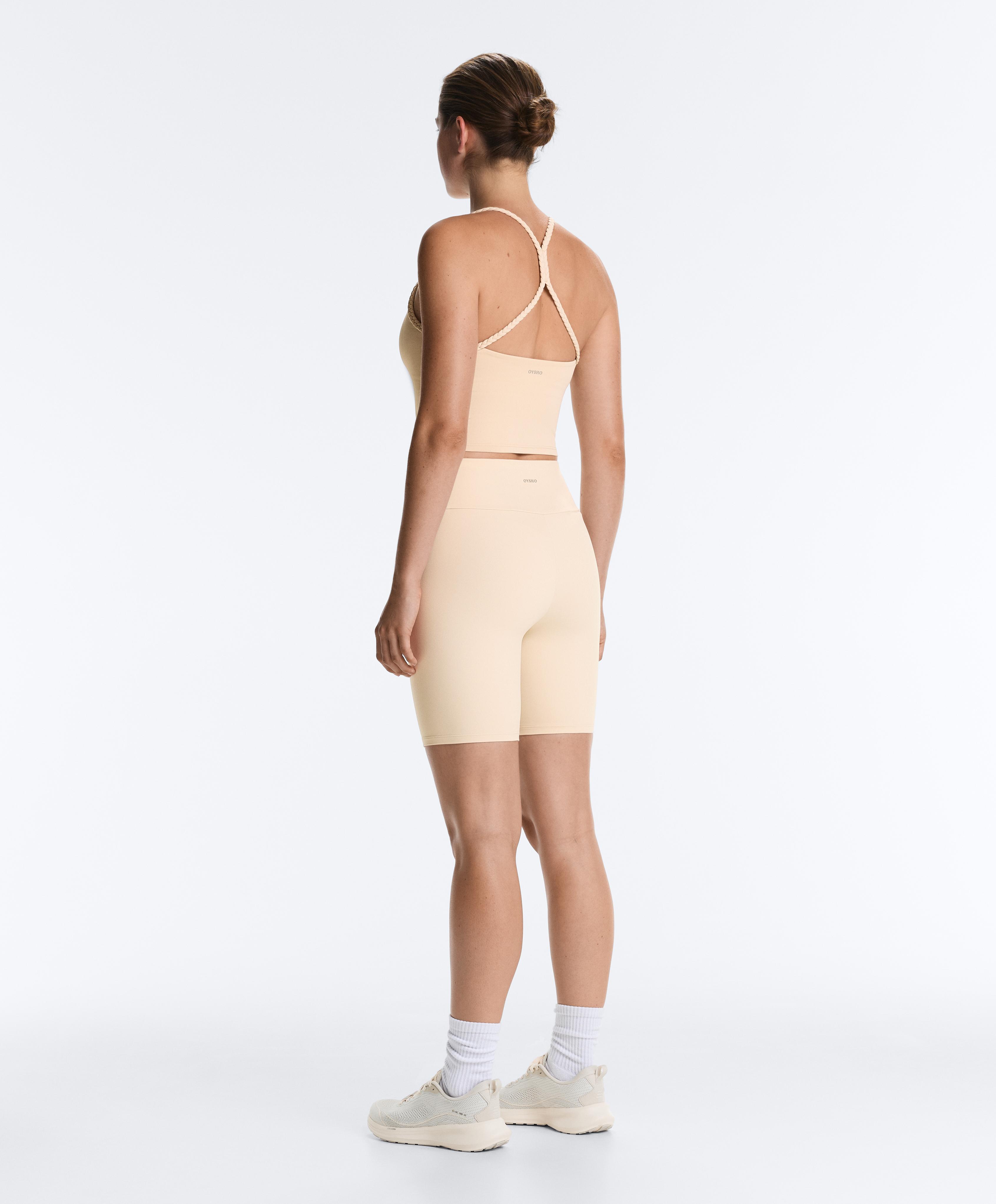 Comfortlux braided tank top — SAND