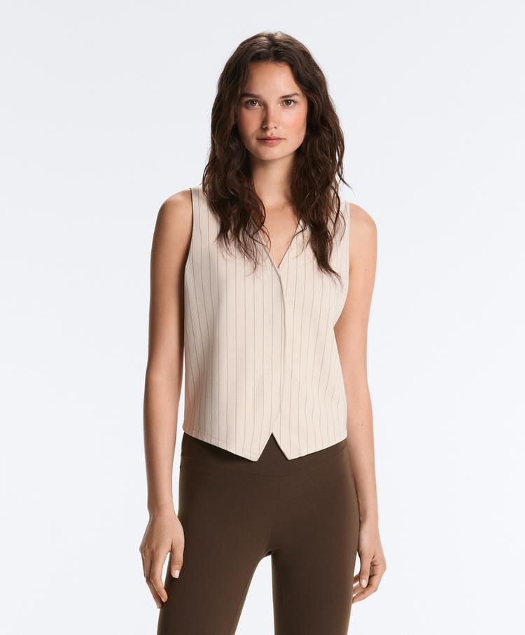 Striped waistcoat — SANDY          