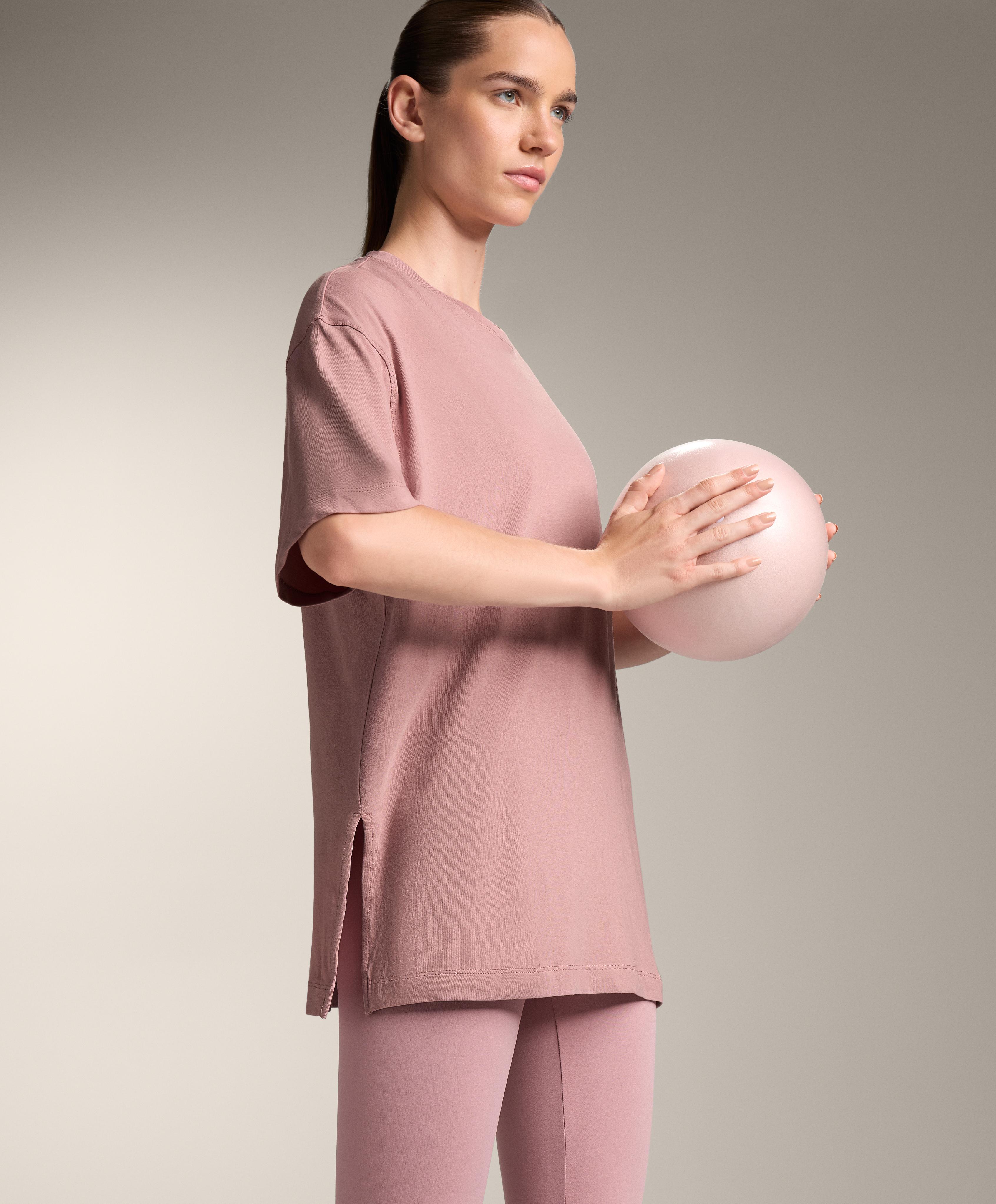 T-shirt à manches courtes en coton mélangé T-shirt à manches courtes en coton mélangé