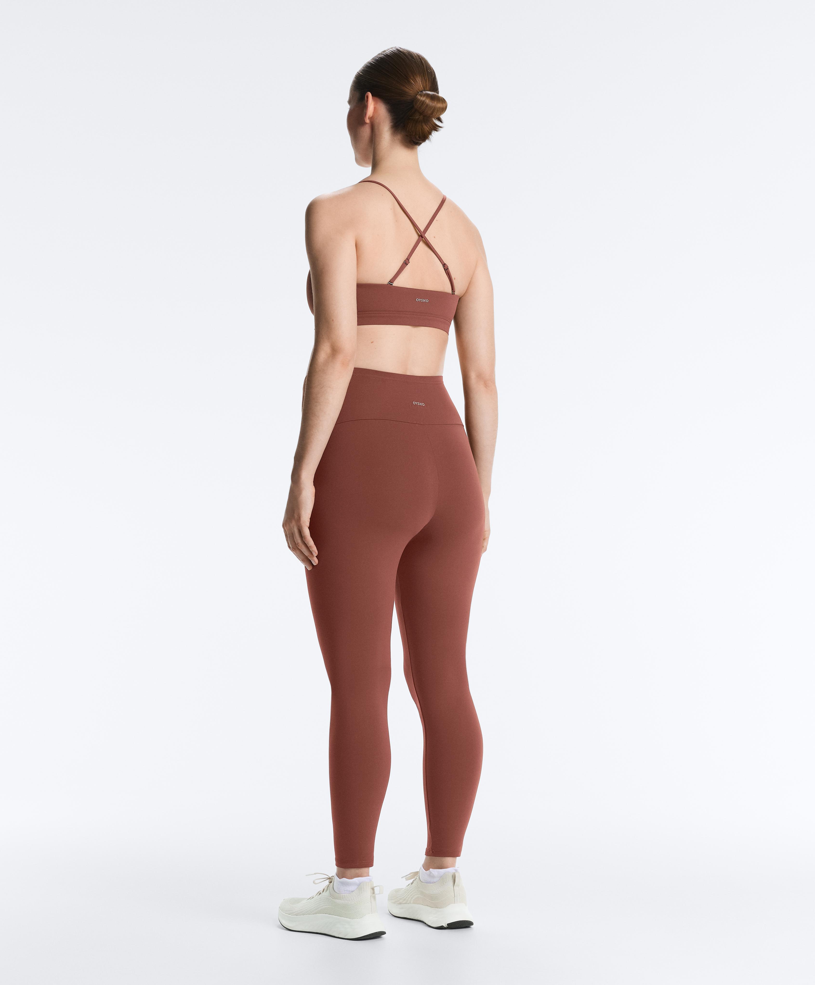 Comfortlux maternity leggings — MAHOGANY
