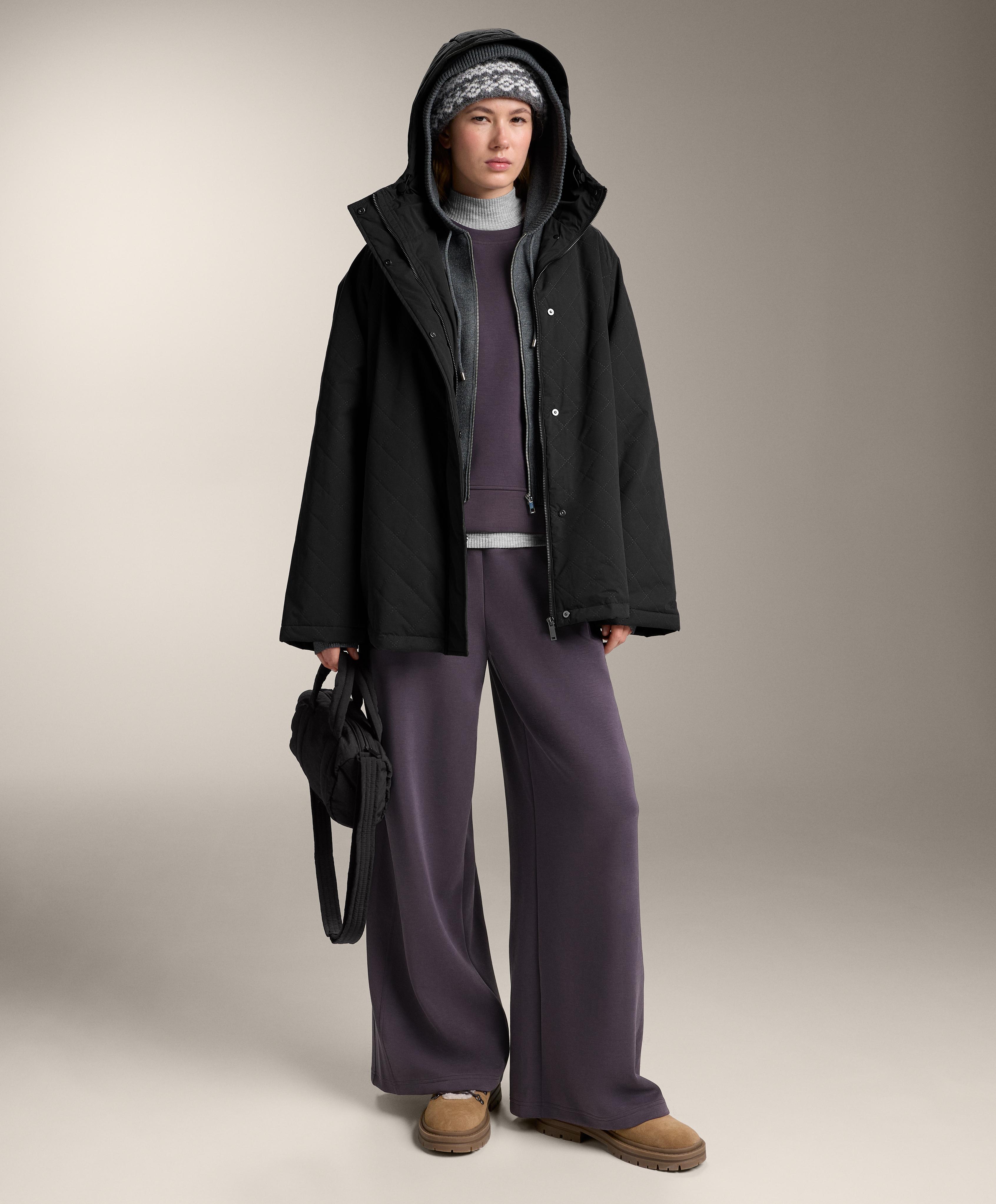 Pantalón recto rib con modal brushed