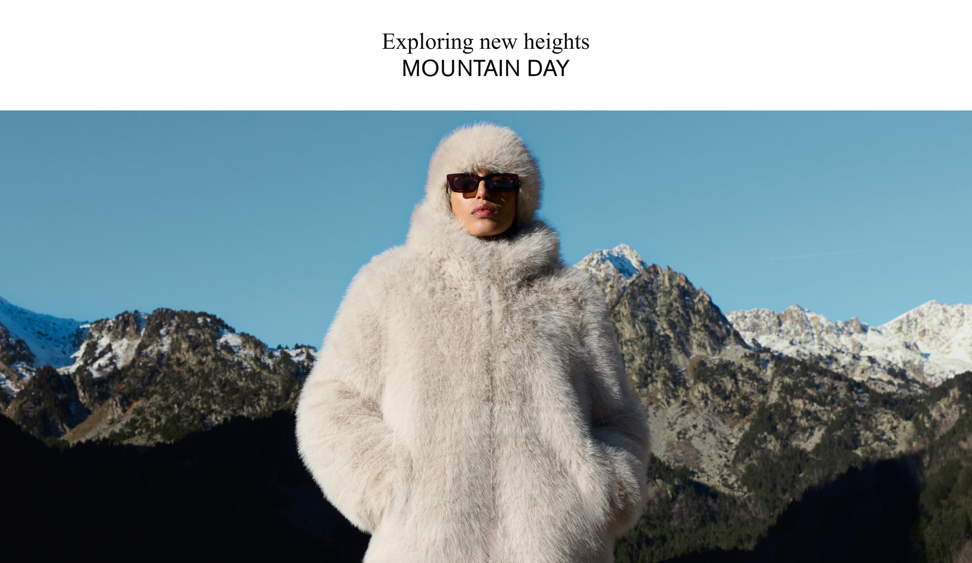 Kapuzenjacke in Kunstpelz-Optik