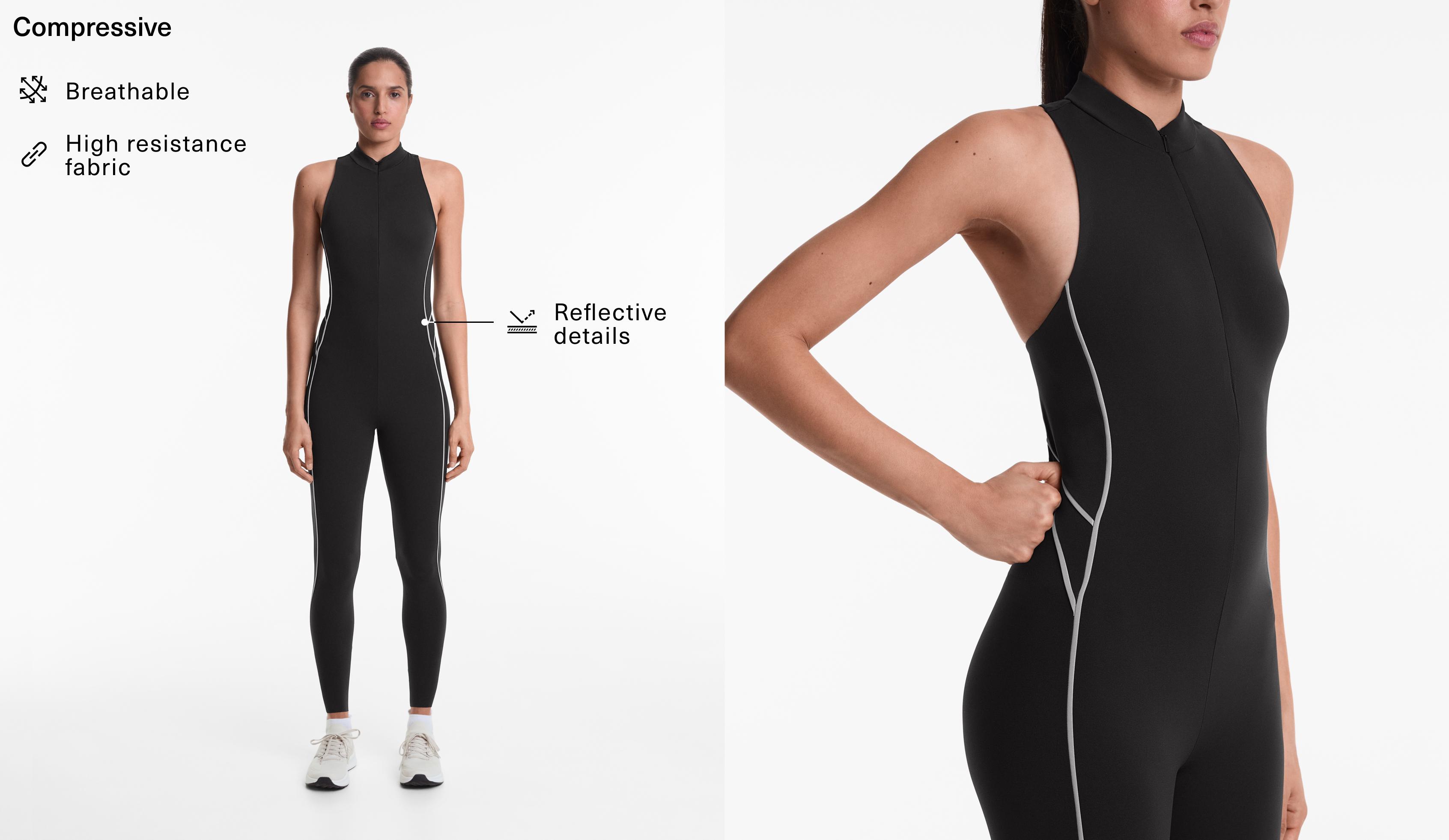 Lång jumpsuit Compressive reflex