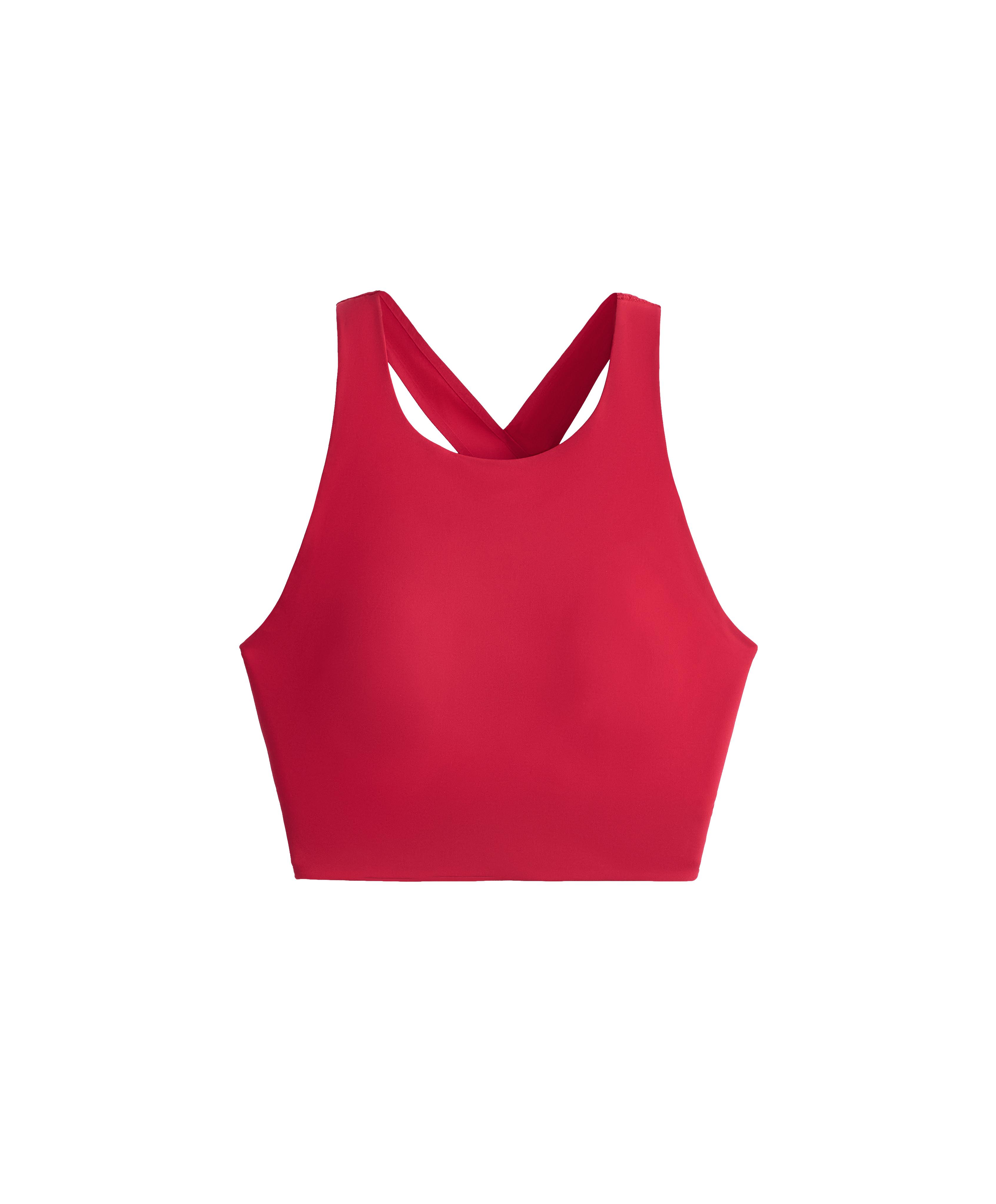 Light Touch crossover back tank top — RED