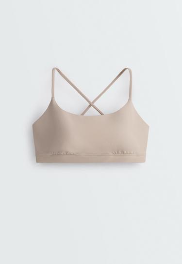 Low-support strap Comfortlux sports bra — LIGHT STONE 8