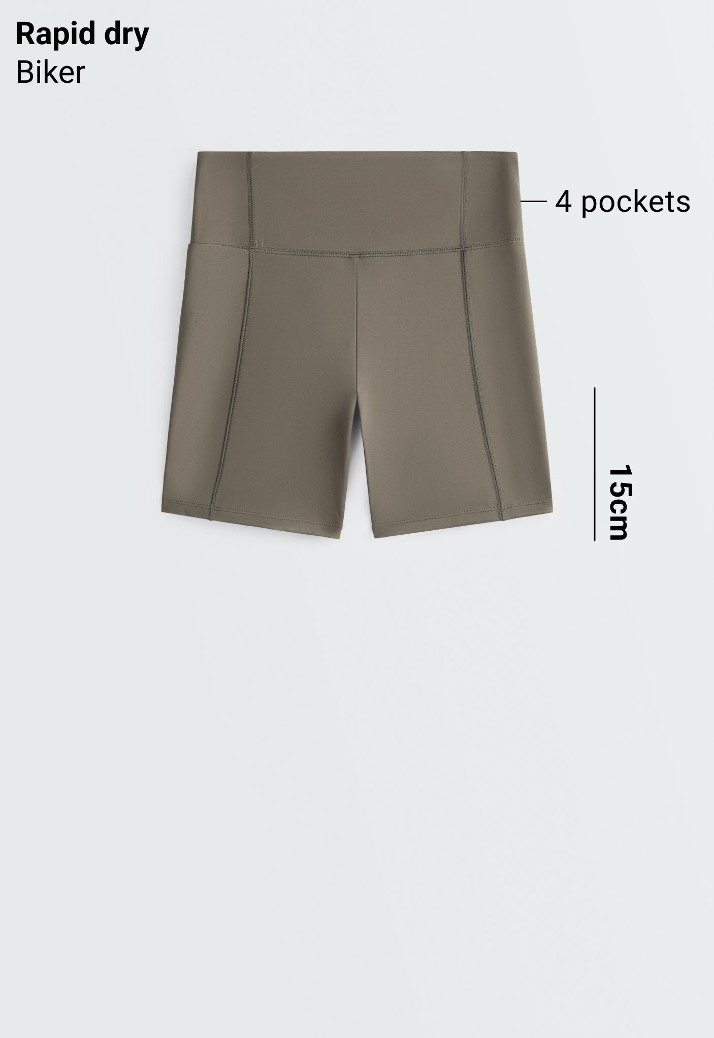 Rapid Dry High rise 15cm cycle leggings with pockets Rapid Dry High rise 15cm cycle leggings with pockets