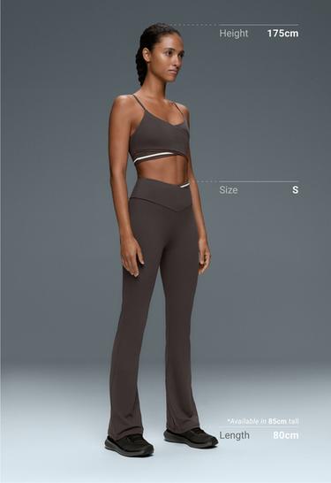 Flare Comfortlux V-cut Rib trousers — DARK GREY 5