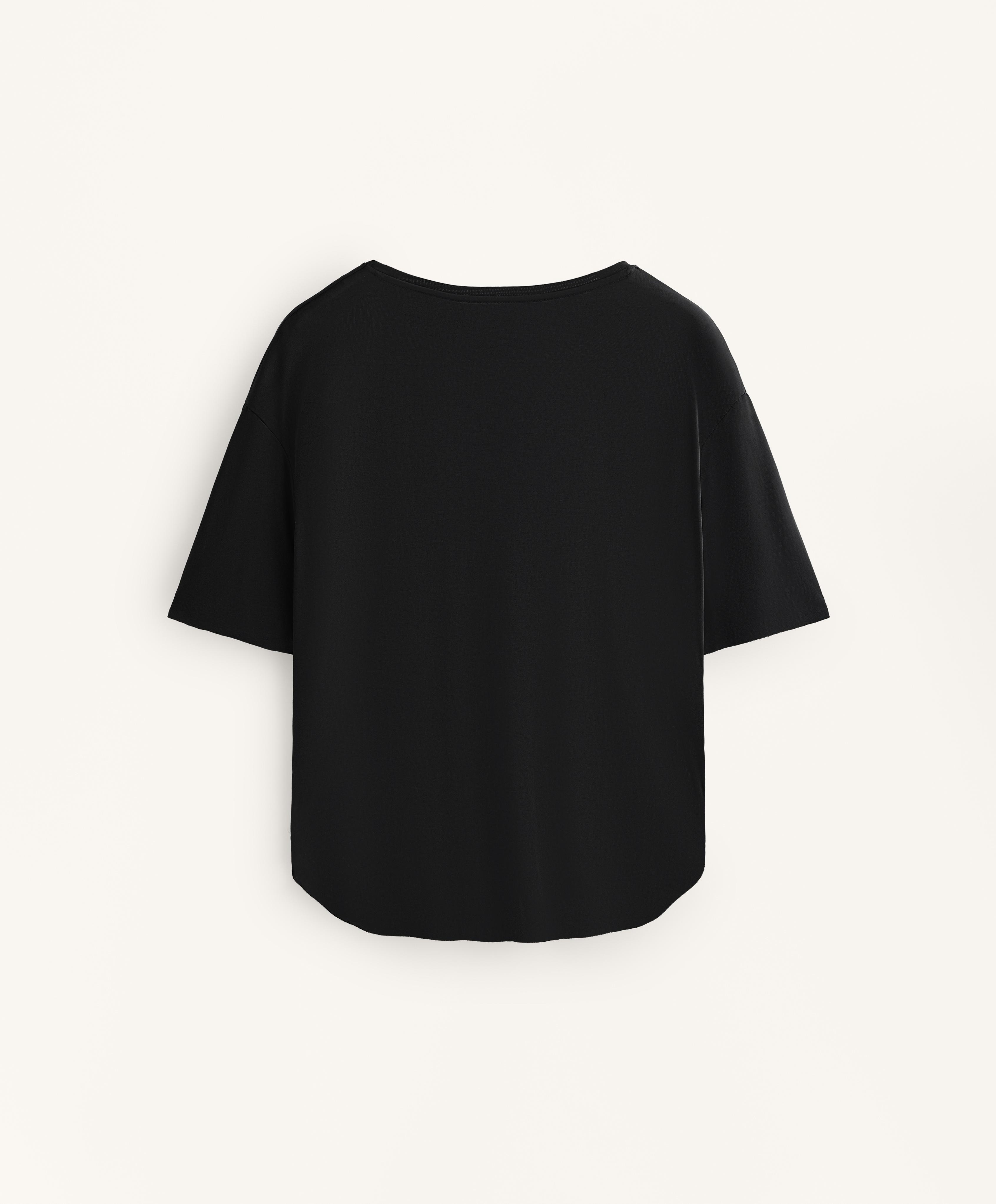 Modal blend short-sleeved T-shirt