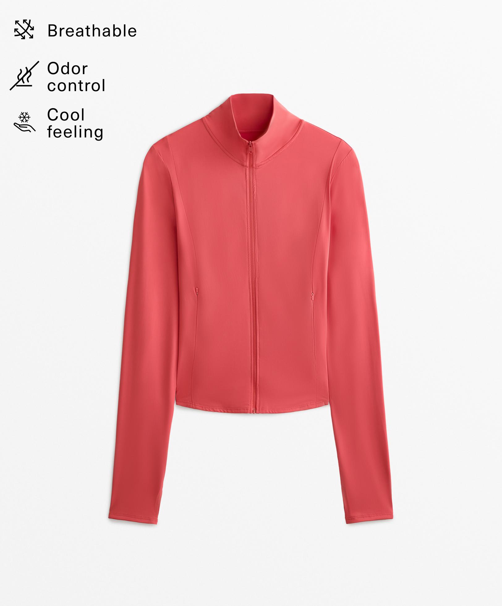 Cool-touch technical jacket