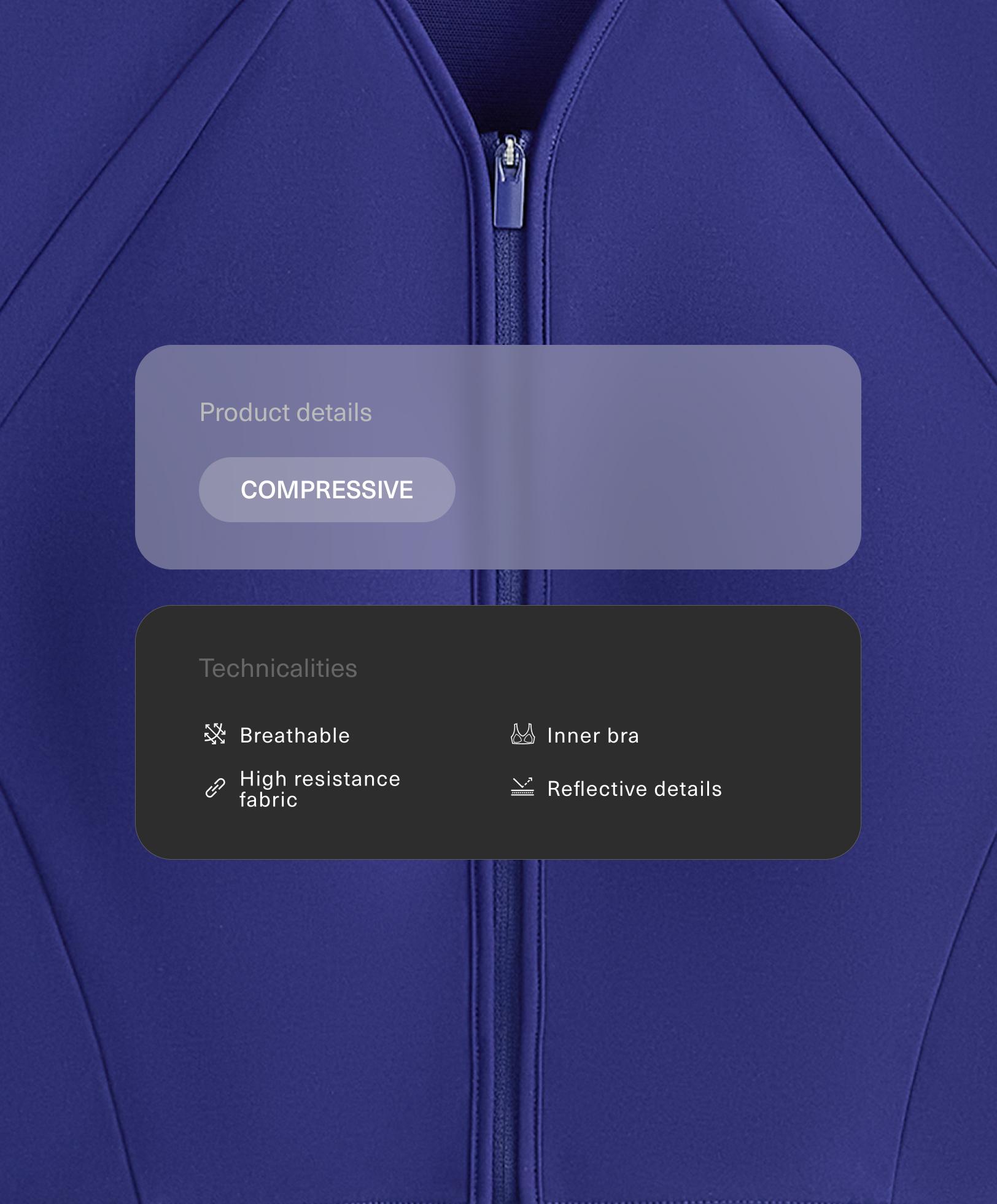 Reflective Compressive Tank top