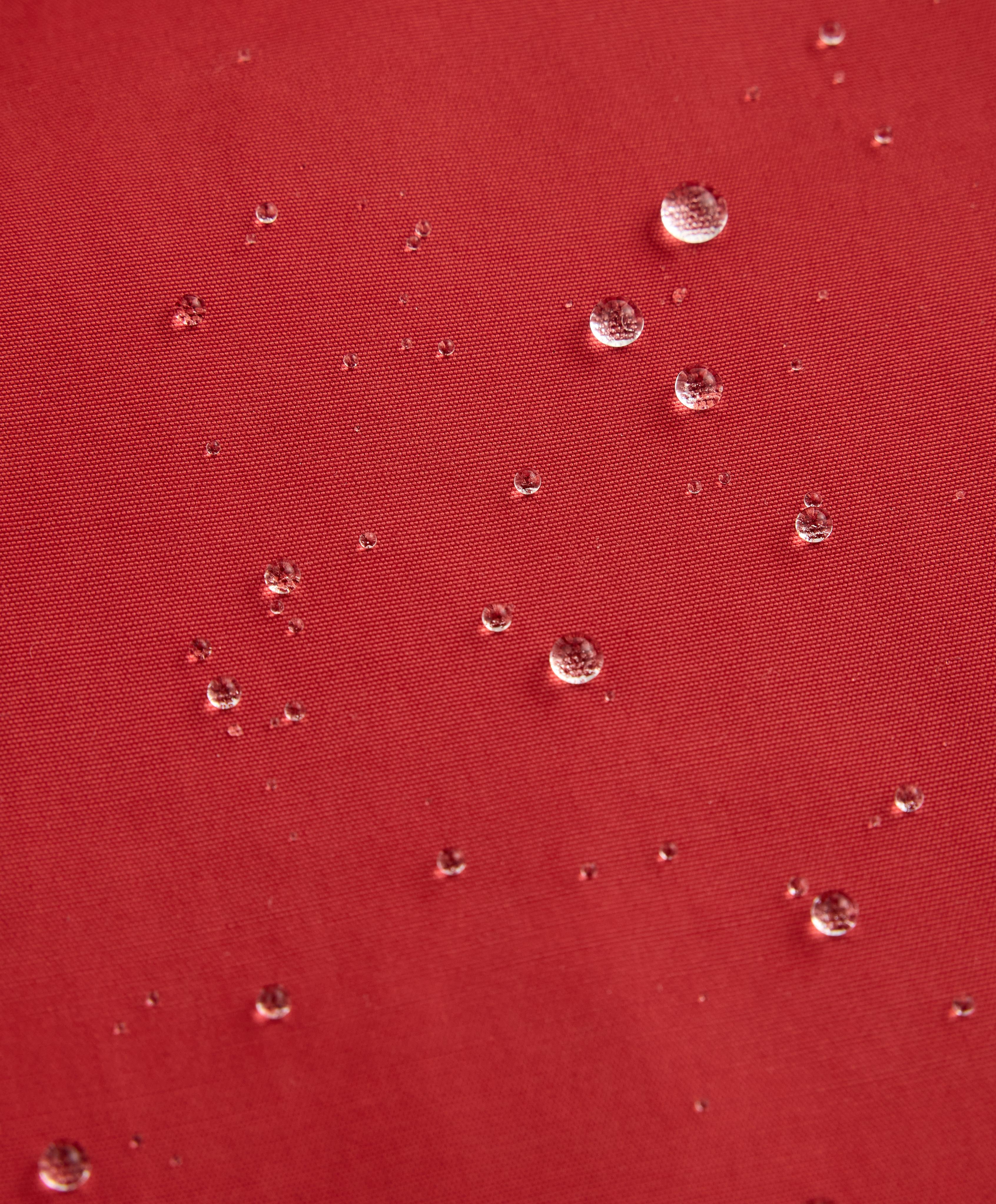 A-line 10k waterproof cotton jacket — GERANIUM RED