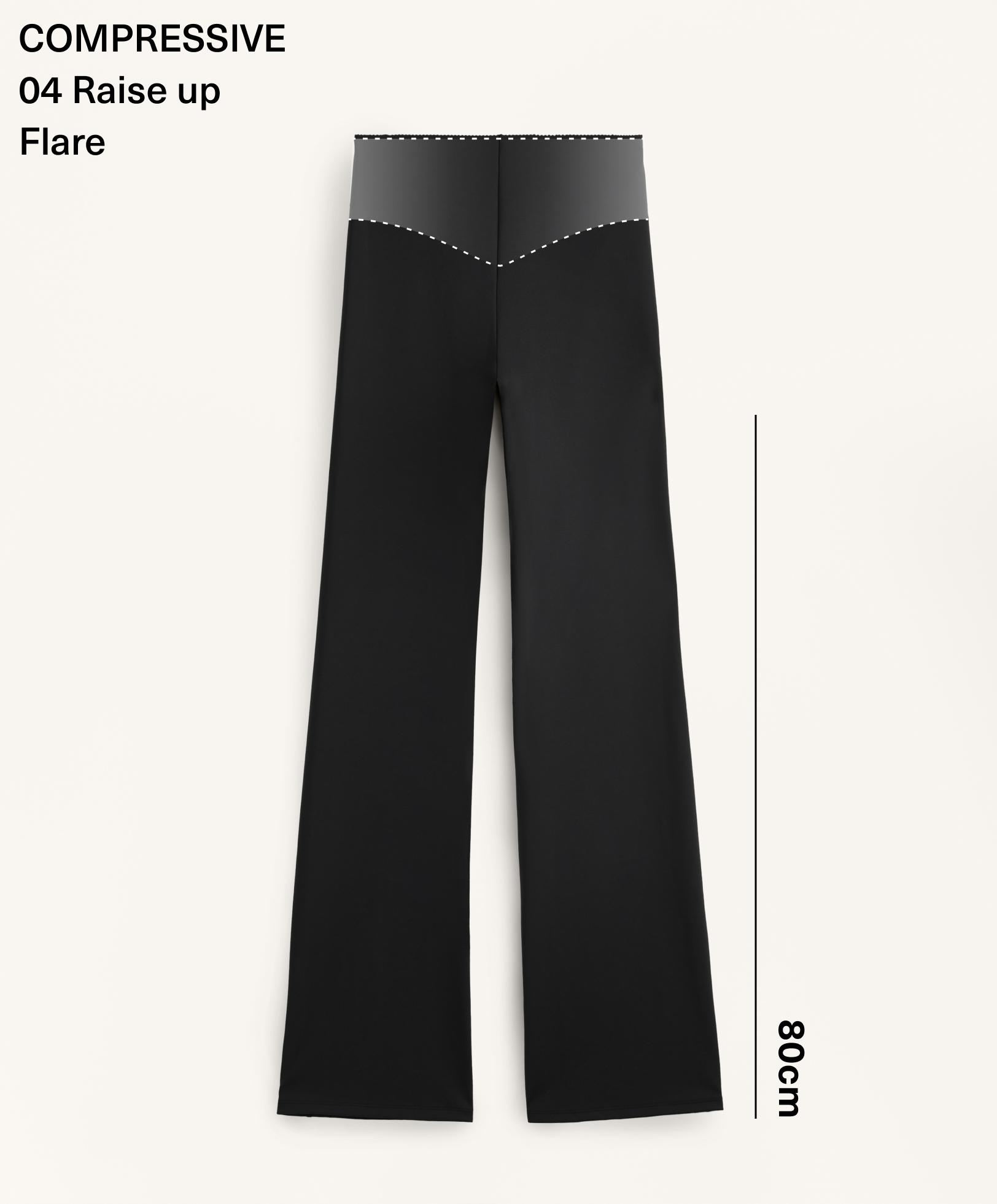 Брюки клеш Compressive с завышенной талией и эффектом пуш-ап Брюки клеш Compressive с завышенной талией и эффектом пуш-ап