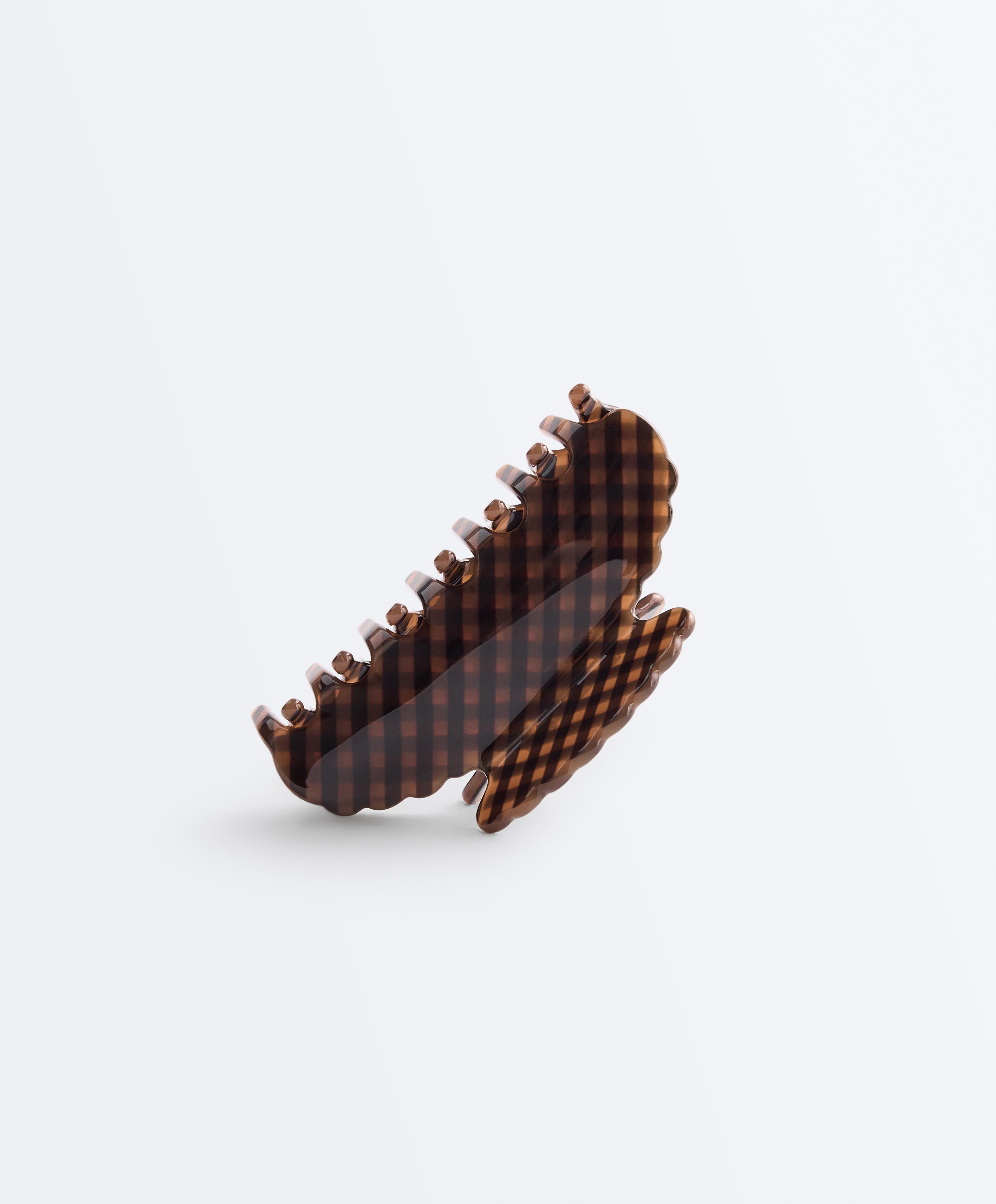 Gingham hair claw Gingham hair claw