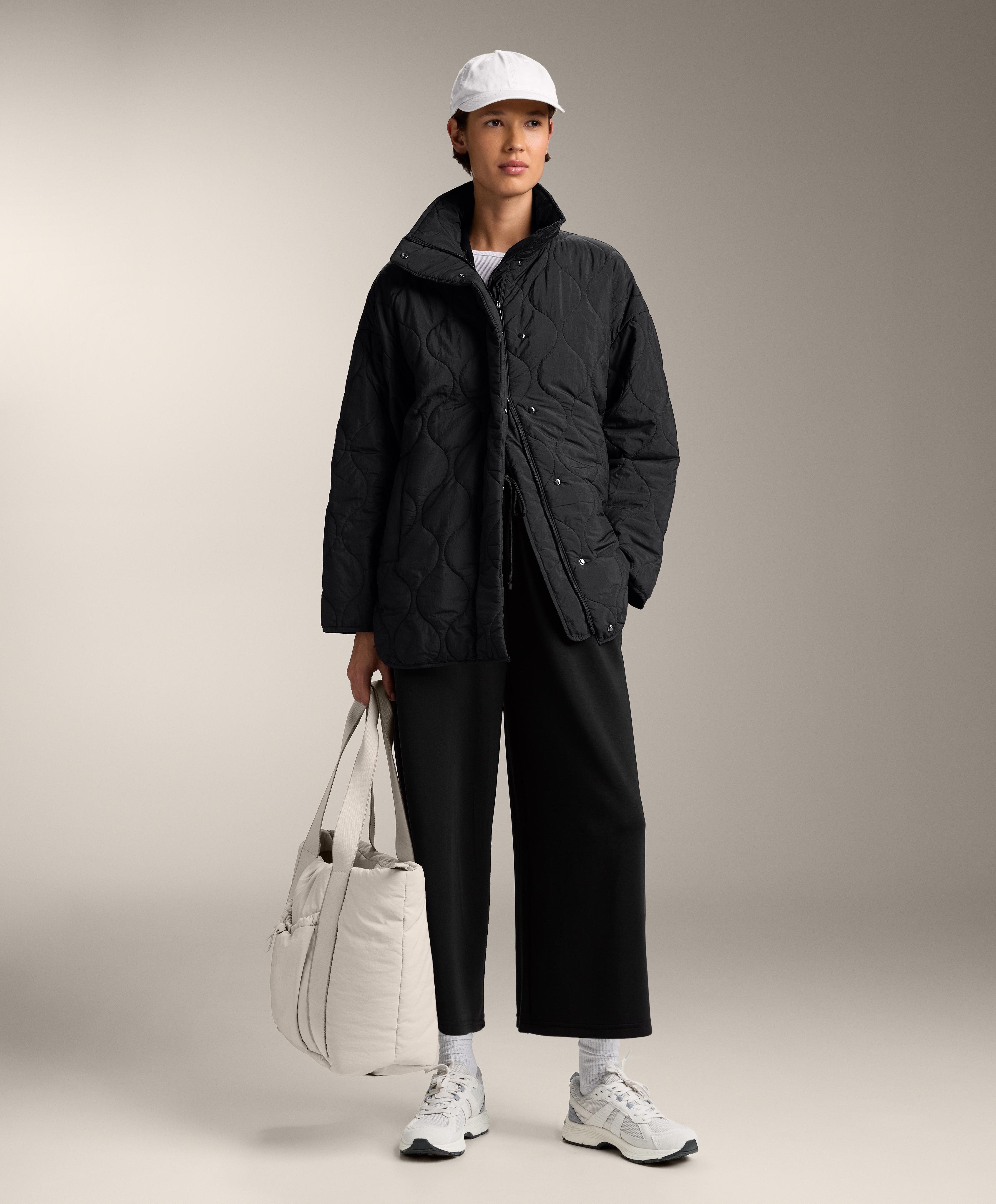 Soft-touch wide-leg crop trousers with modal Soft-touch wide-leg crop trousers with modal