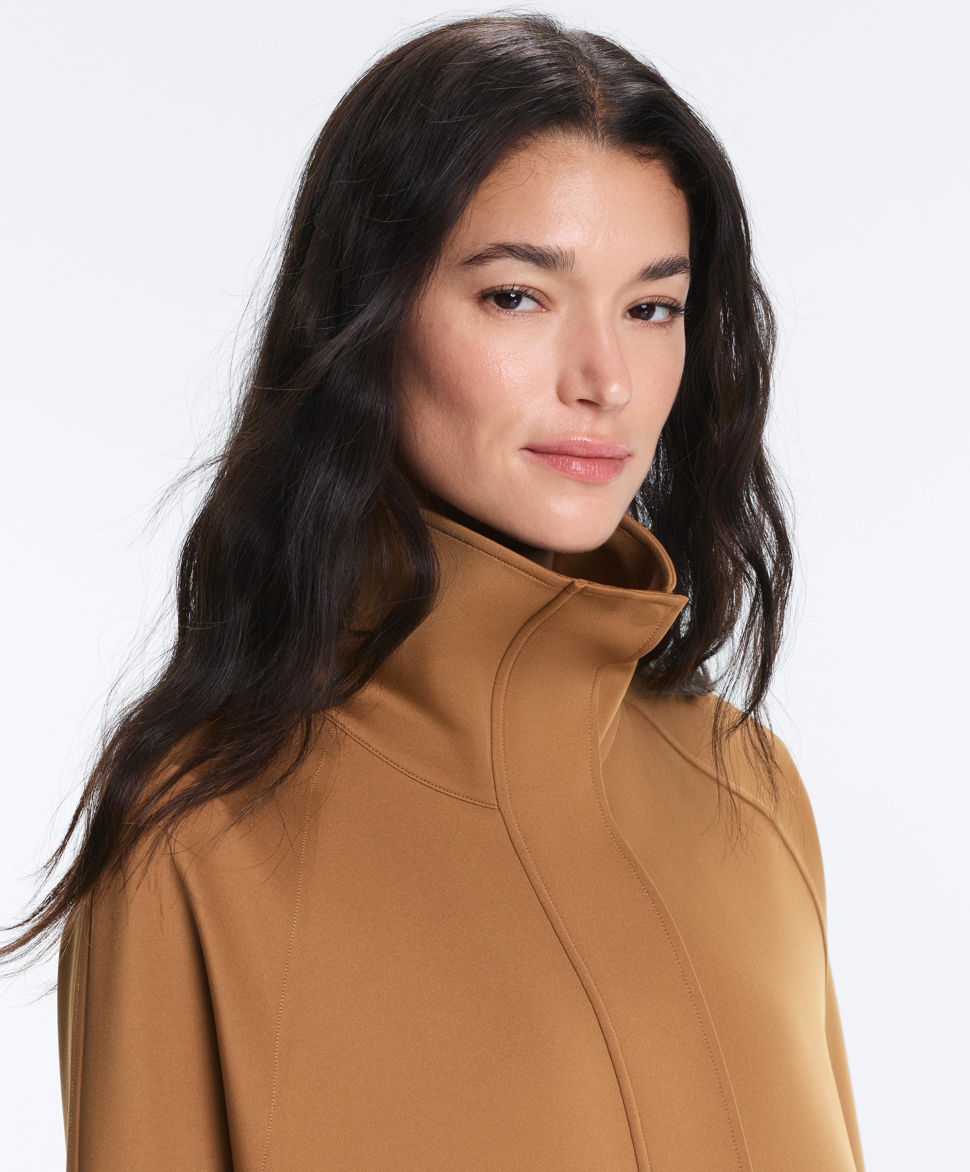 Veste longue effet néoprène Veste longue effet néoprène