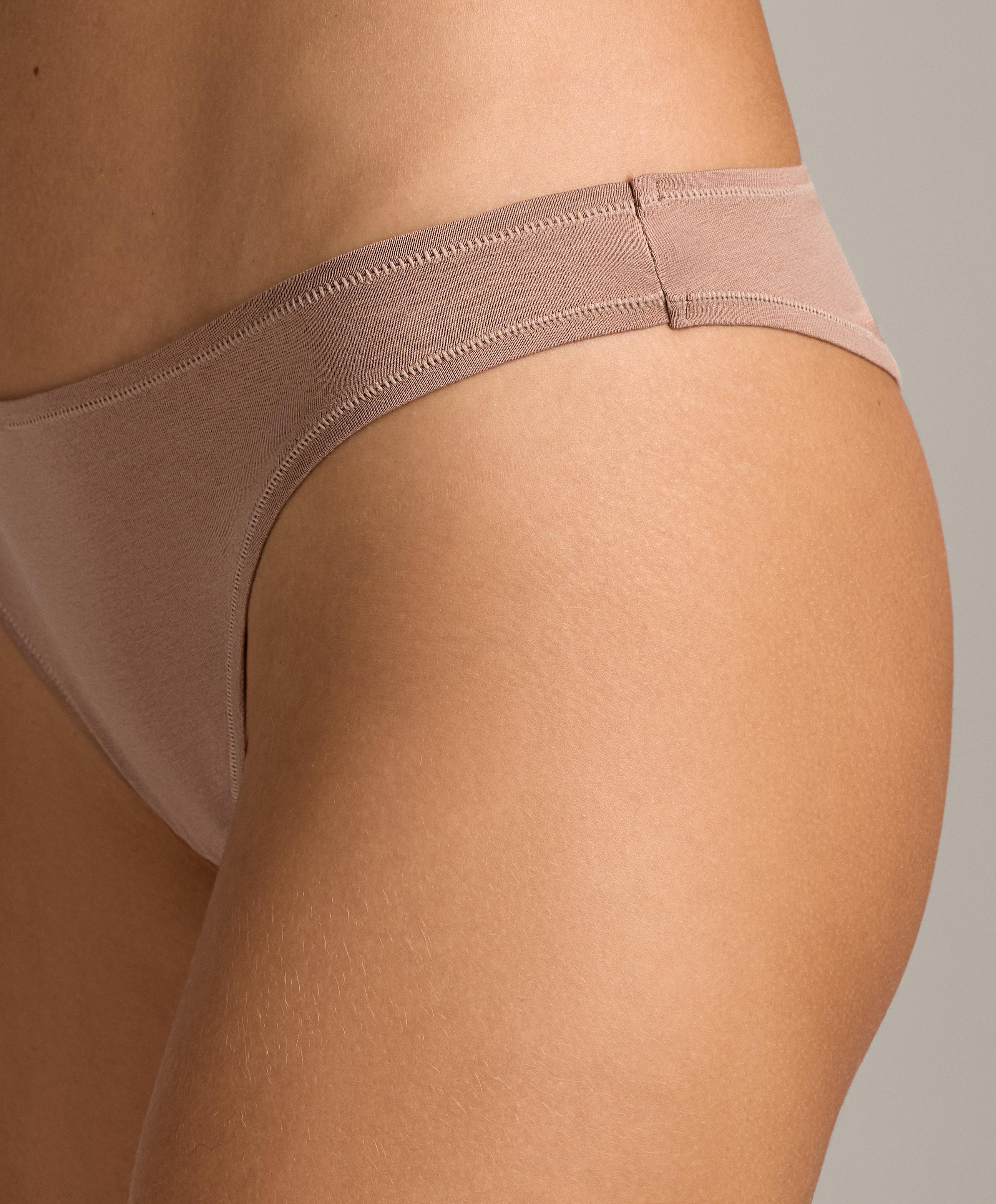 5 cotton blend Brazilian briefs