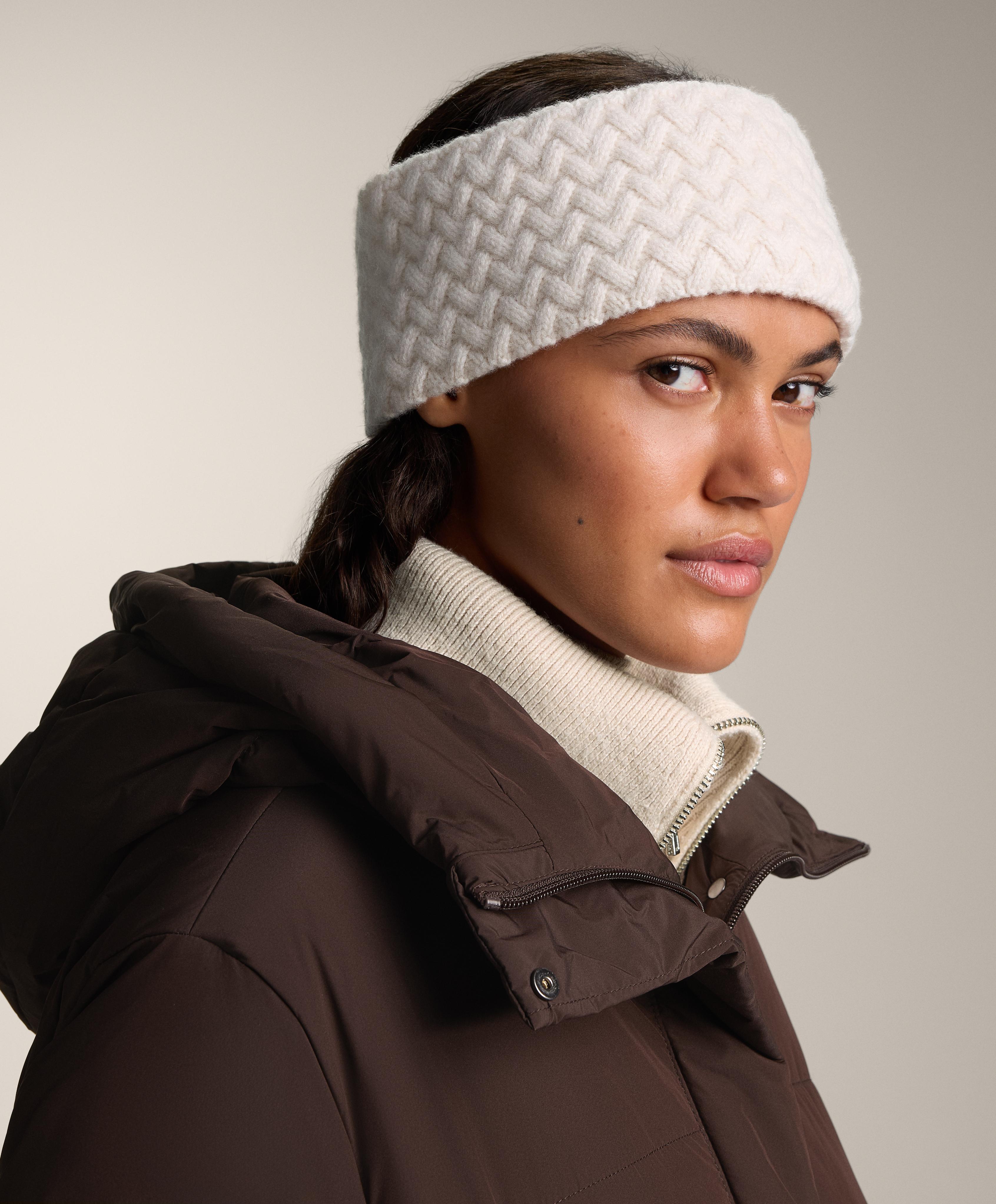 Bandeau à cheveux en maille torsadée 10 cm Bandeau à cheveux en maille torsadée 10 cm