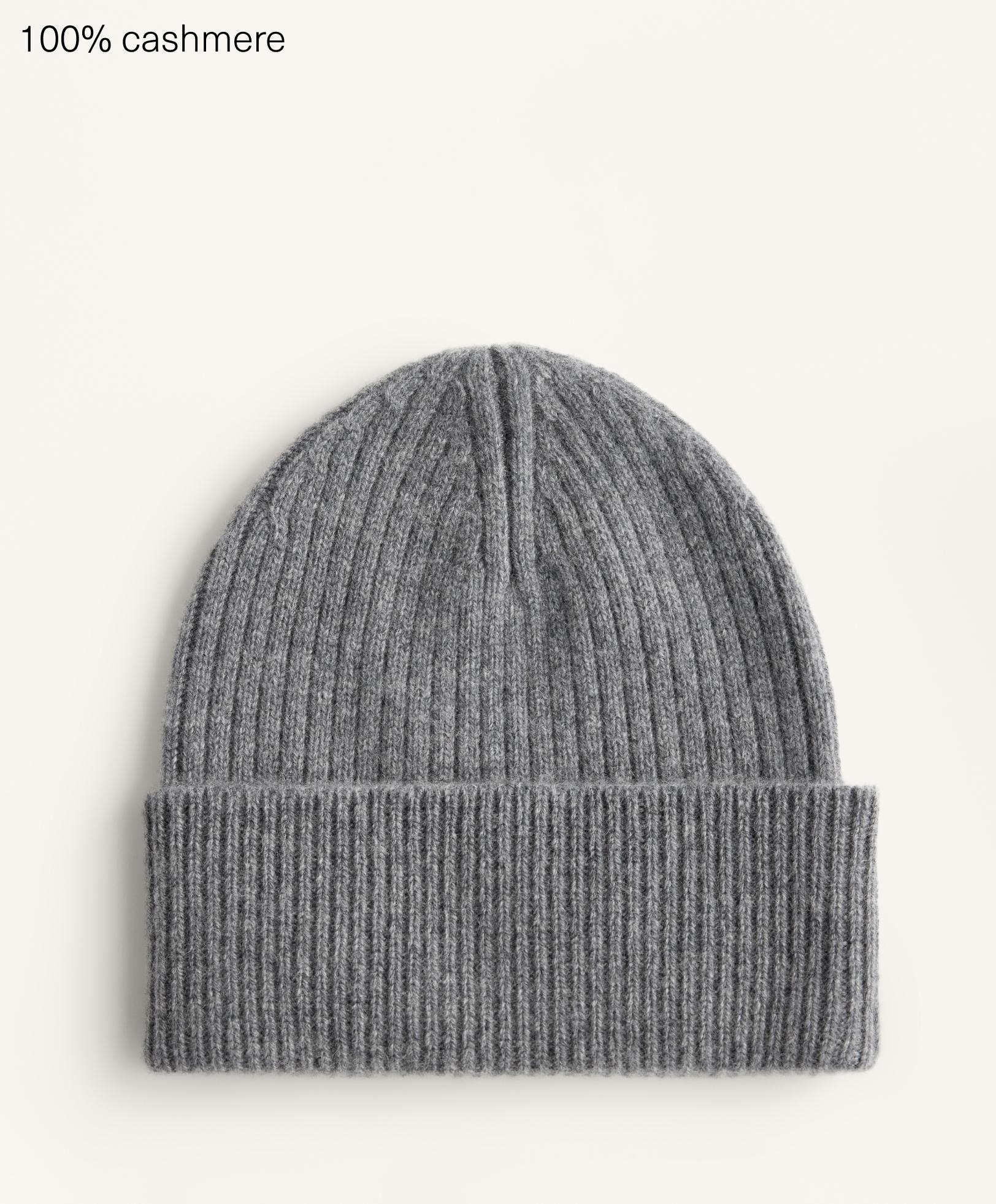 100% cashmere knit hat