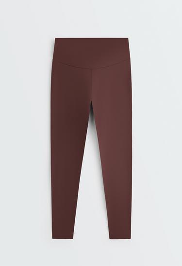 Ankle-length High rise Comfortlux leggings — CHOCOLATE 7