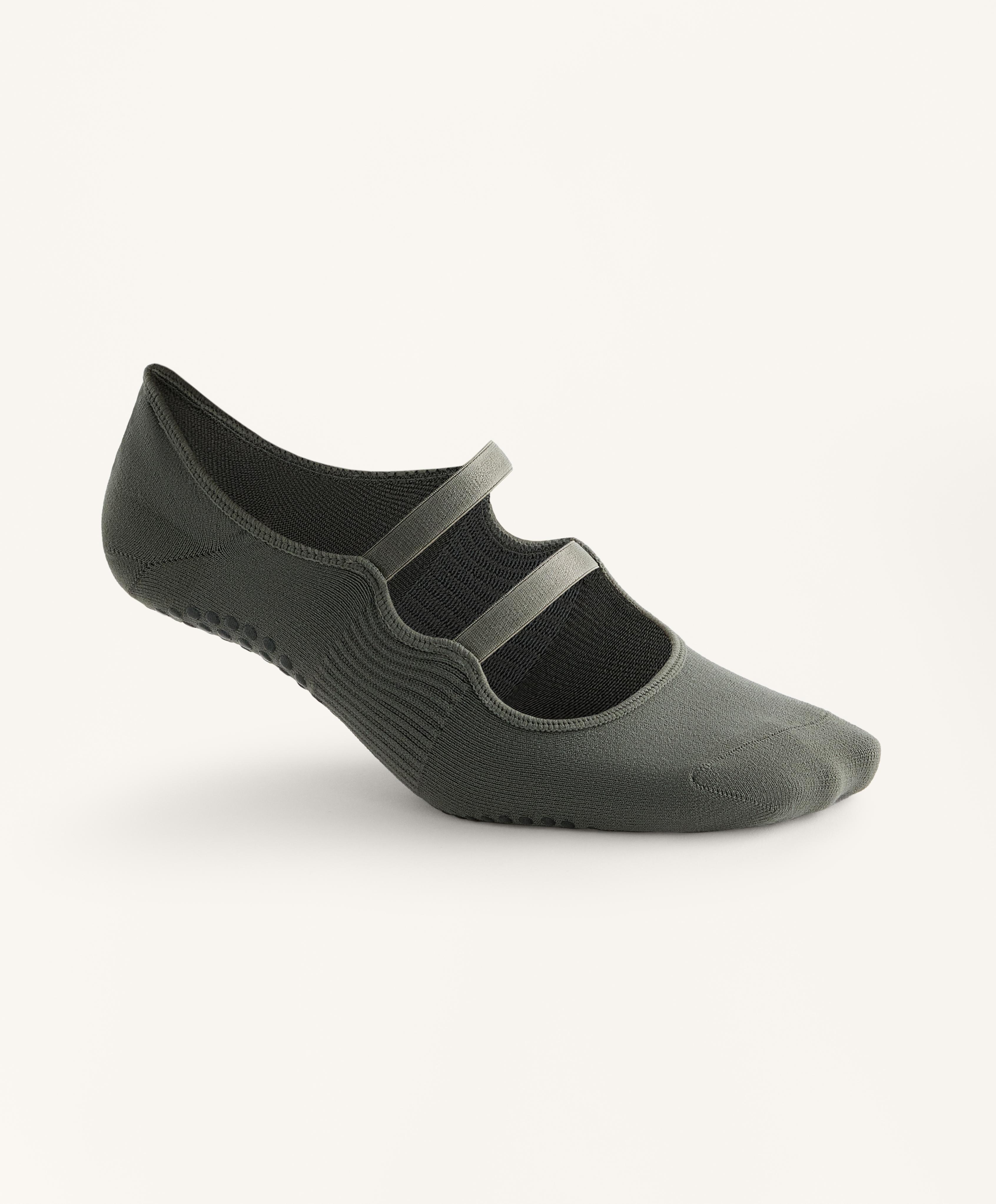 2 pares de calcetines para yoga y pilates de mezcla de poliamida con cintas paralelas - Rebajas 2 pares de calcetines para yoga y pilates de mezcla de poliamida con cintas paralelas - Rebajas