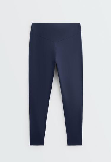 Ankle-length High rise Comfortlux leggings — NAVY BLUE 7