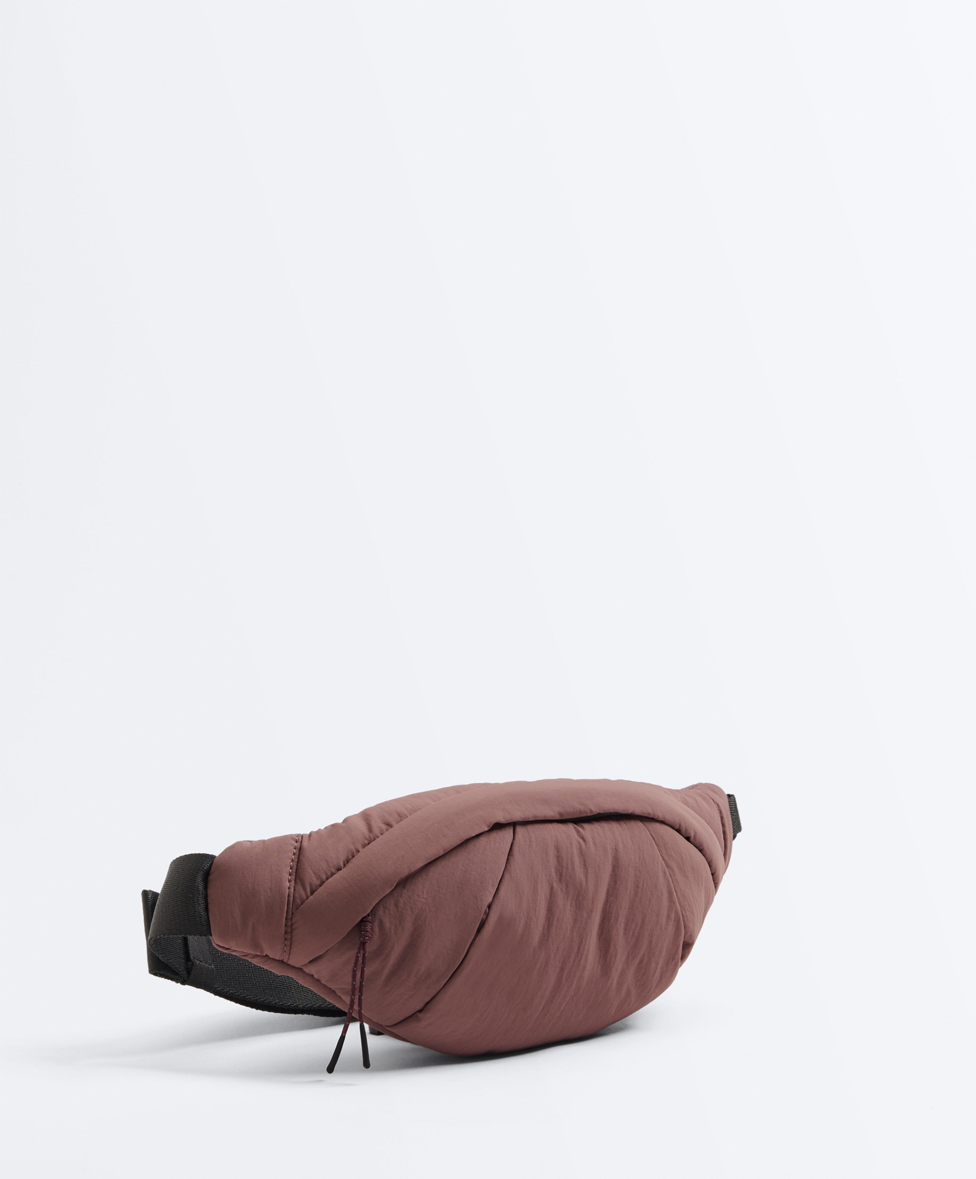 Water-repellent nylon belt bag — MAUVE