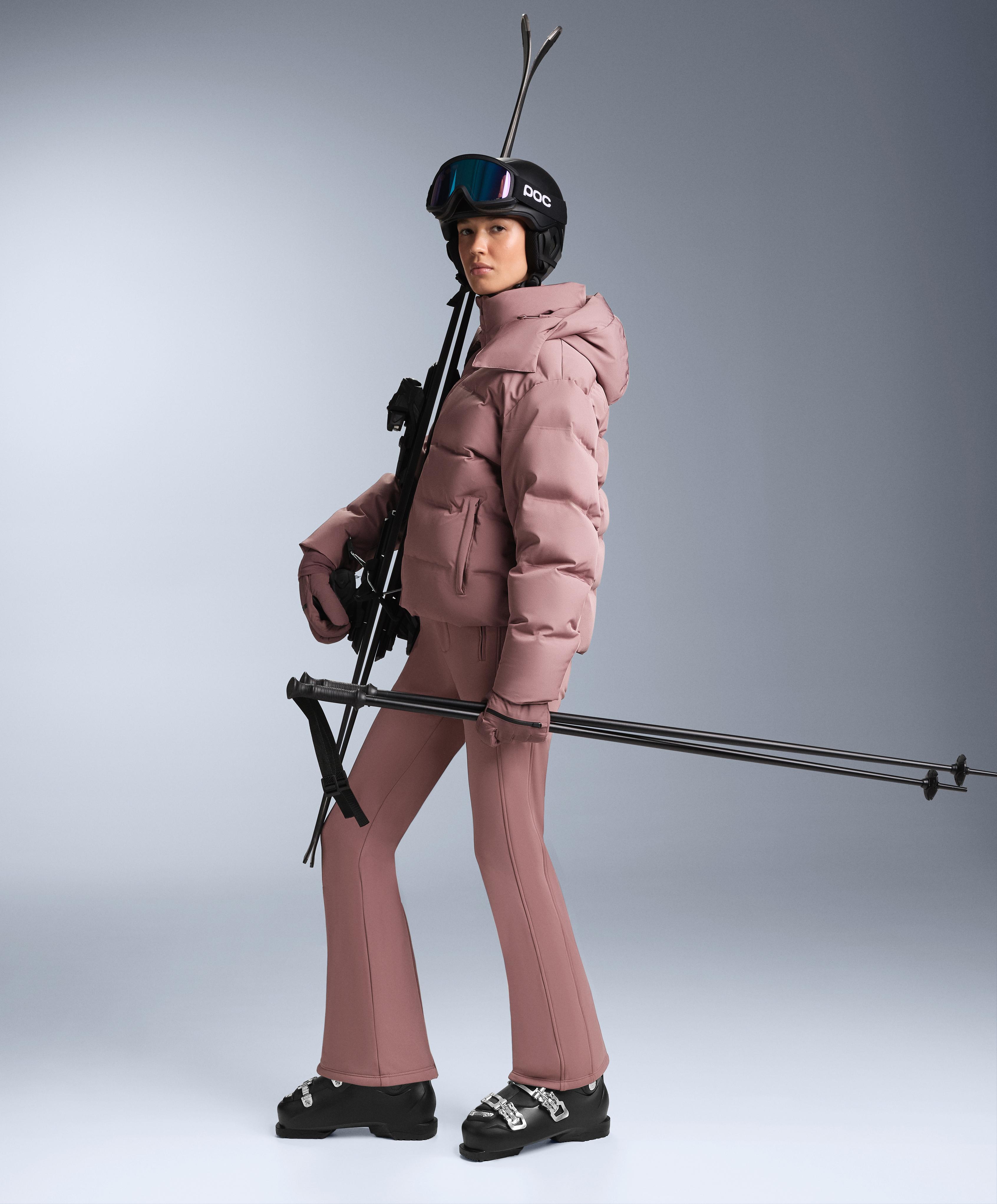 MINARDI PIUME SKI water-resistant 80% down and 20% feather jacket — PINK-MAUVE