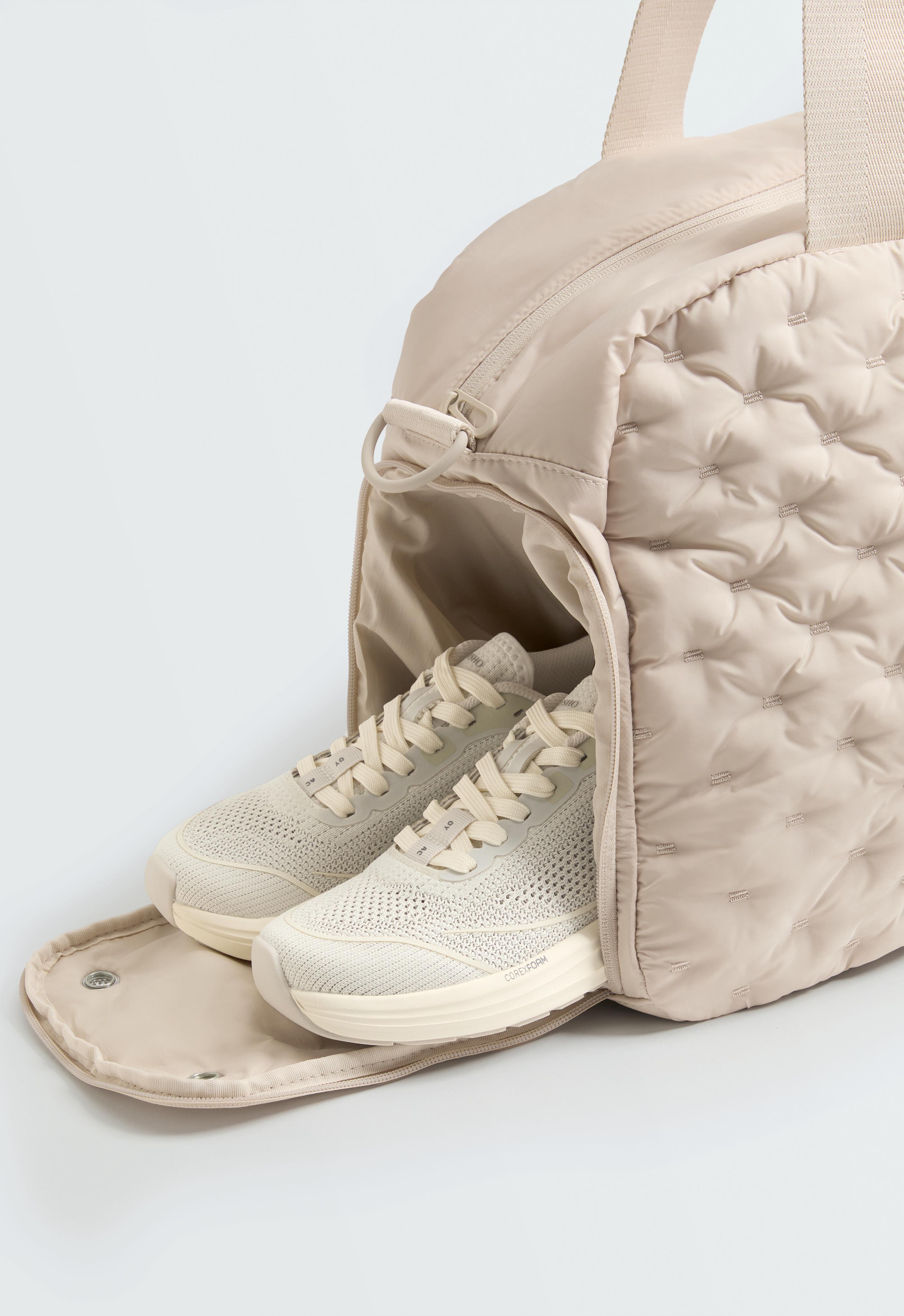 Padded technical sports bag — ECRU